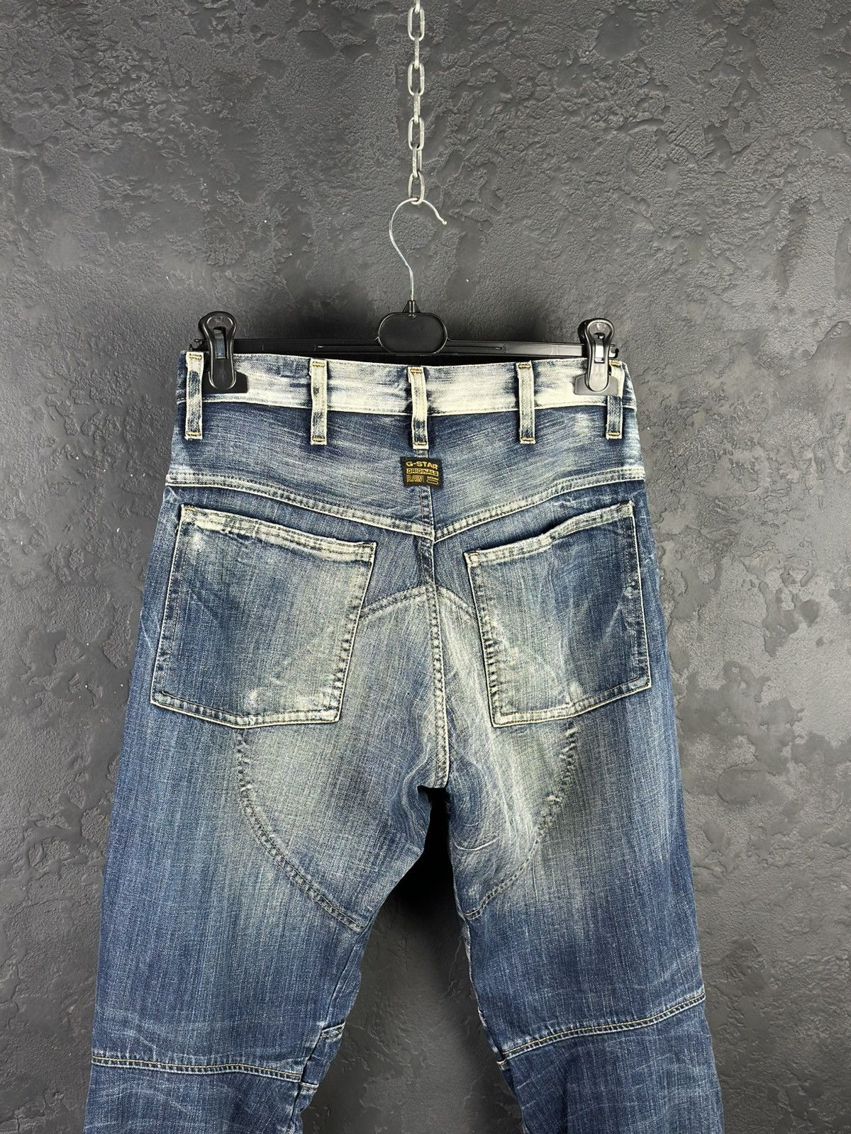 G-Star × Japanese Brand Vintage G Star Raw Denim Streetwear Jeans Japanese Y2K Size US 29 - 6 Thumbnail