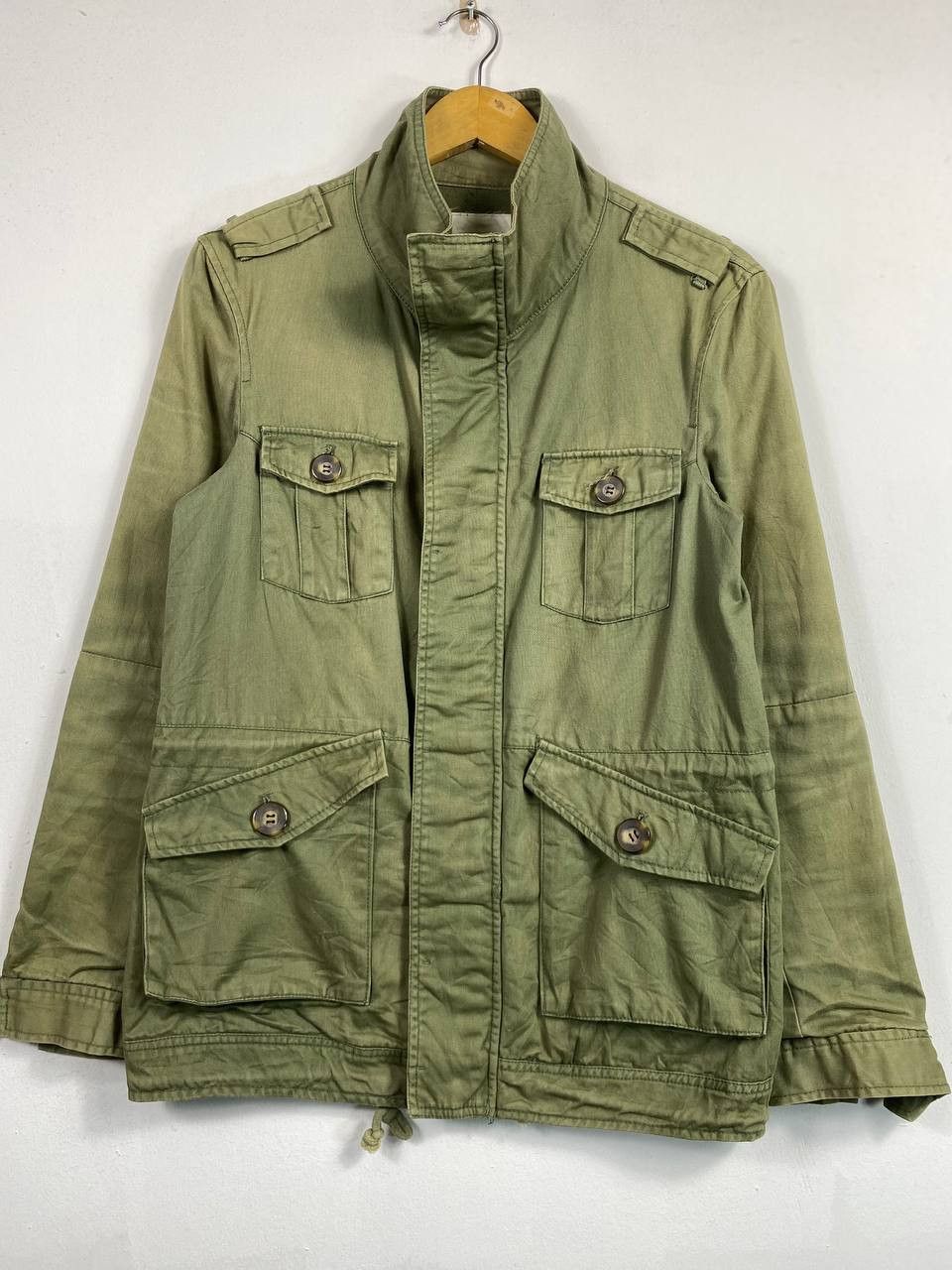MOUSSY moussy japanese brand faded military jacket nice design Size US M / EU 48-50 / 2 - 1 Thumbnail