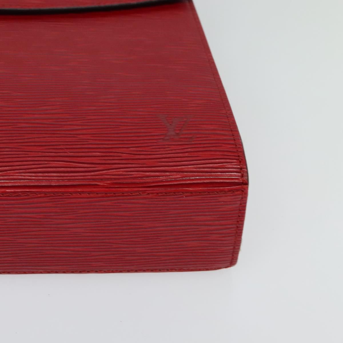 Louis Vuitton LOUIS VUITTON Epi Malesherbes Hand Bag Red M52377 Size ONE SIZE - 15 Thumbnail