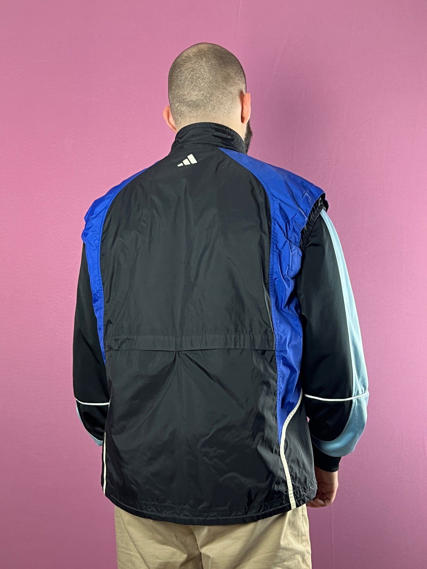 Adidas × Vintage 90s Adidas Vintage Men's Vest Jacket - L Size US L / EU 52-54 / 3 - 3 Thumbnail
