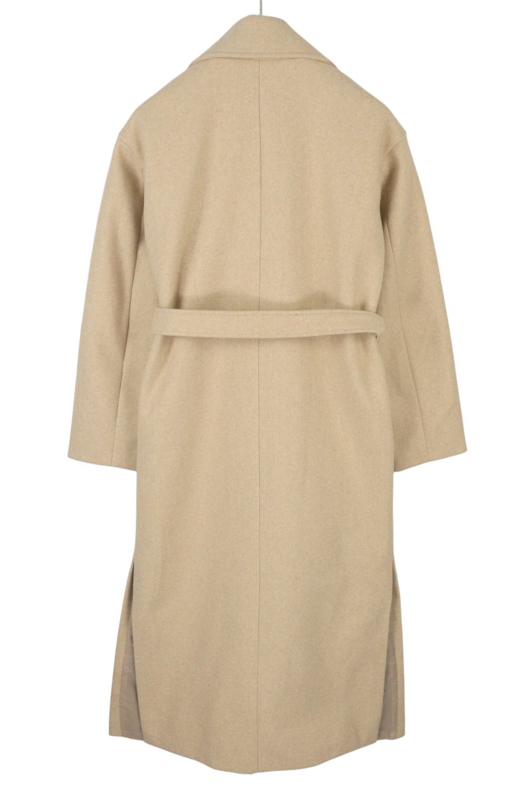 Other L TALL Beige Melange Notch Lapel Belted Mid 88055 Size L / US 10 / IT 46 - 5 Thumbnail