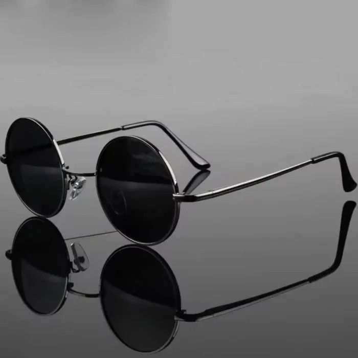 Jewelry Retro Round Polarized Sunglasses Size ONE SIZE - 1 Thumbnail