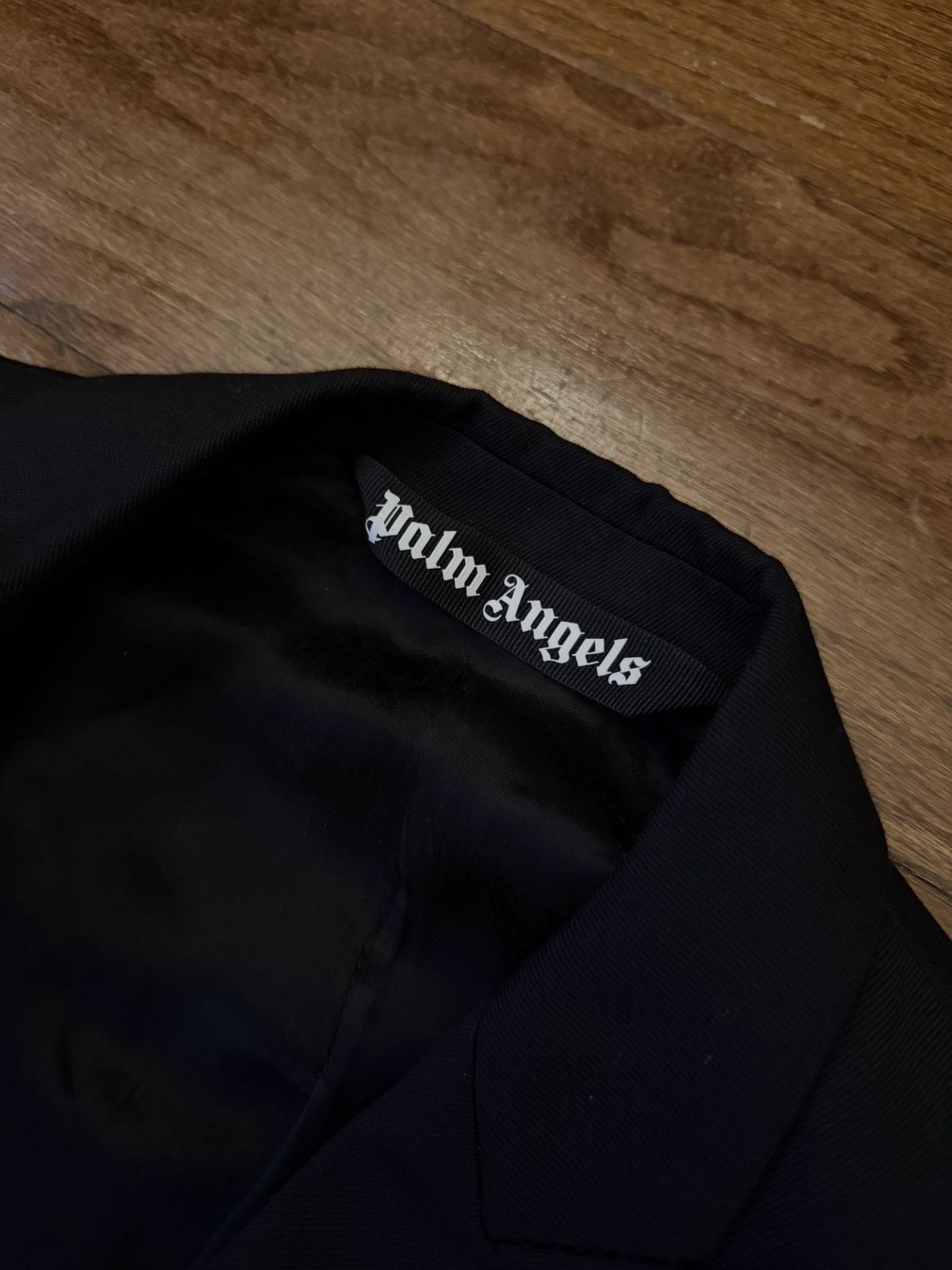 Palm Angels Palm Angels FW22 Burning Double Breasted Blazer Size 46R - 3 Thumbnail