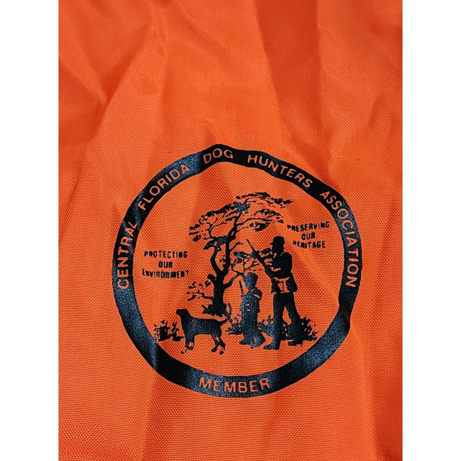 Hunter Vintage West Ark Dog Hunters Association Windbreaker Jacket Men M Orange Nylon 90s Size US M / EU 48-50 / 2 - 6 Thumbnail