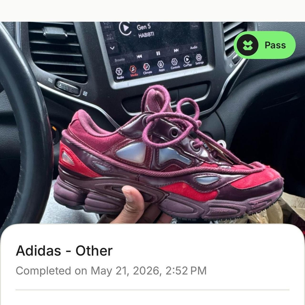 Adidas × Raf Simons adidas Ozweego 3 by RAF Simons Burgundy Size US 9 / EU 42 - 7 Thumbnail