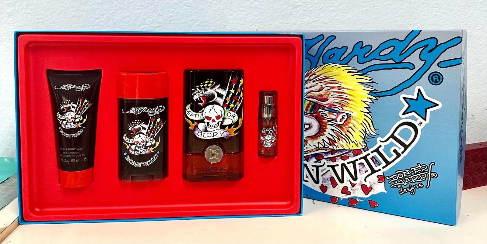 Christian Audigier Christian Audigier Ed Hardy Born Wild 4pc Set for men Size ONE SIZE - 1 Preview