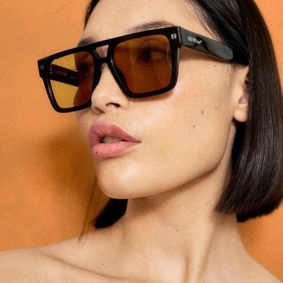 Off-White Off-White OERI133 SPRINGFIELD 0107 Sunglasses White Square Size ONE SIZE - 4 Thumbnail