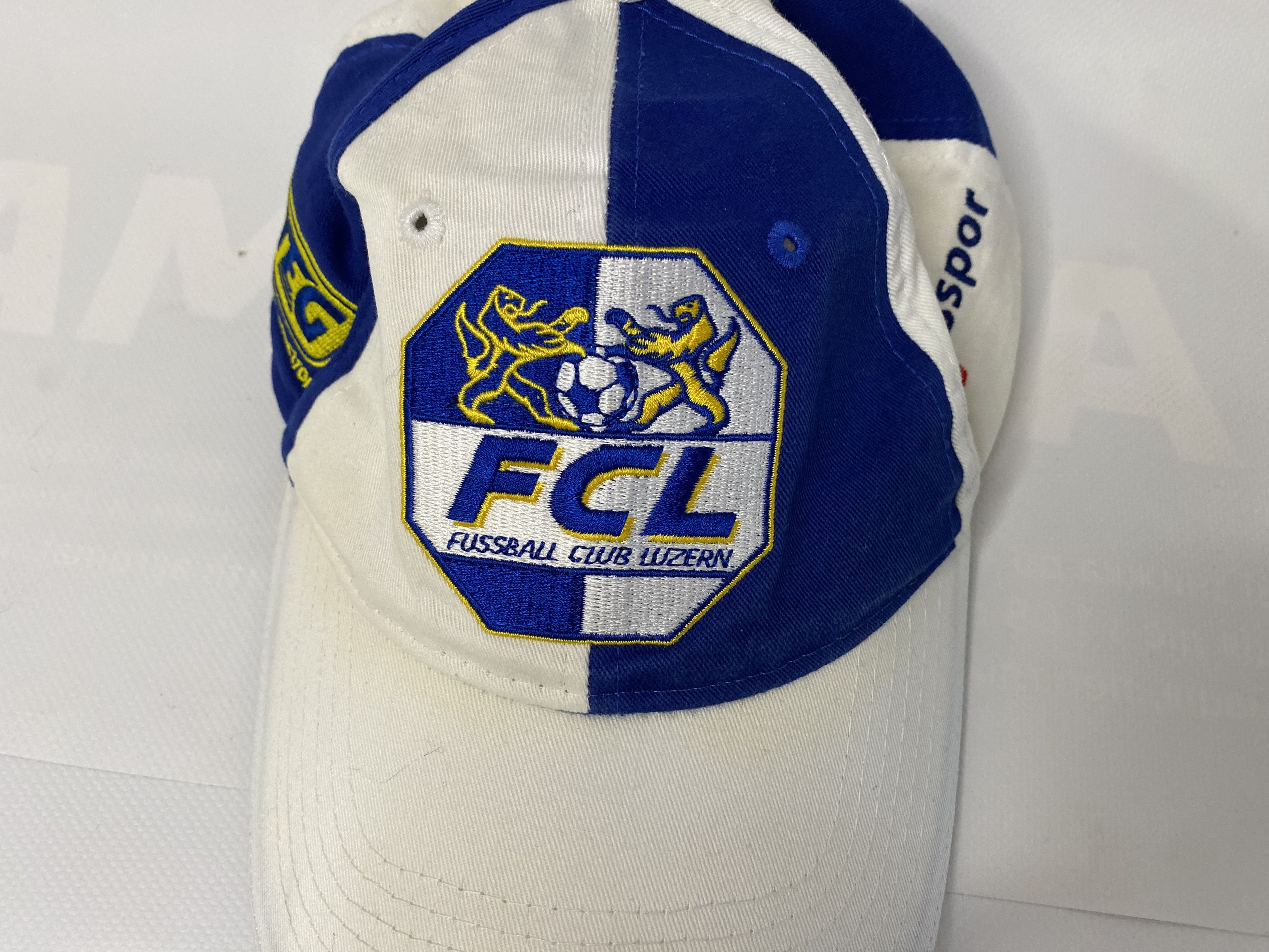 Vintage FC LUZERN SWITZERLAND SWISS FOOTBALL SOCCER HAT CAP Size ONE SIZE - 3 Thumbnail