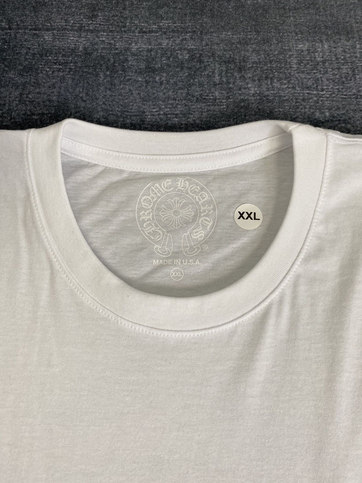 Chrome Hearts Chrome Hearts Horse Shoe logo tee Size US XXL / EU 58 / 5 - 4 Thumbnail