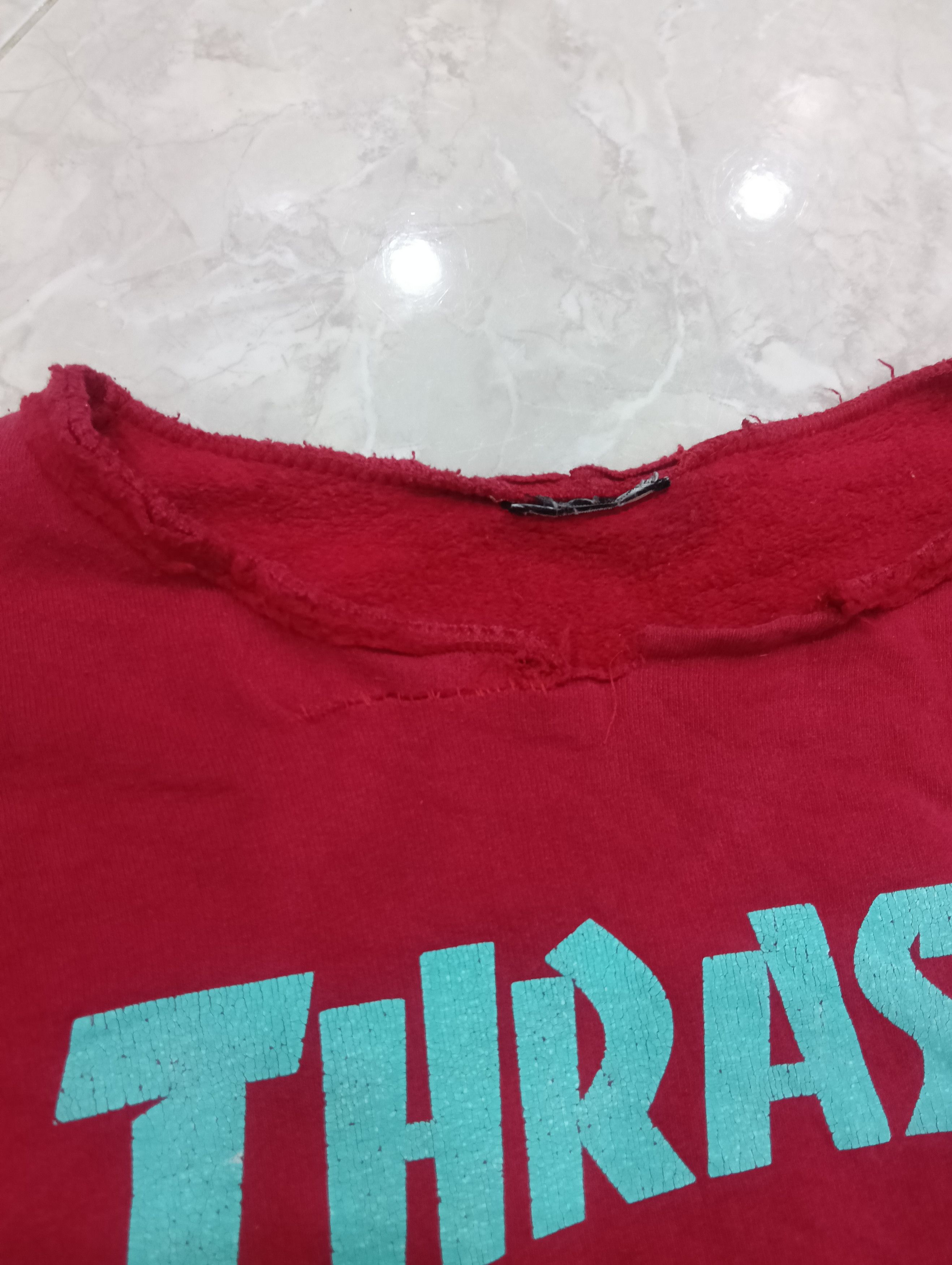 Thrasher Vintage Thrashed Thrasher Size US XL / EU 56 / 4 - 4 Thumbnail