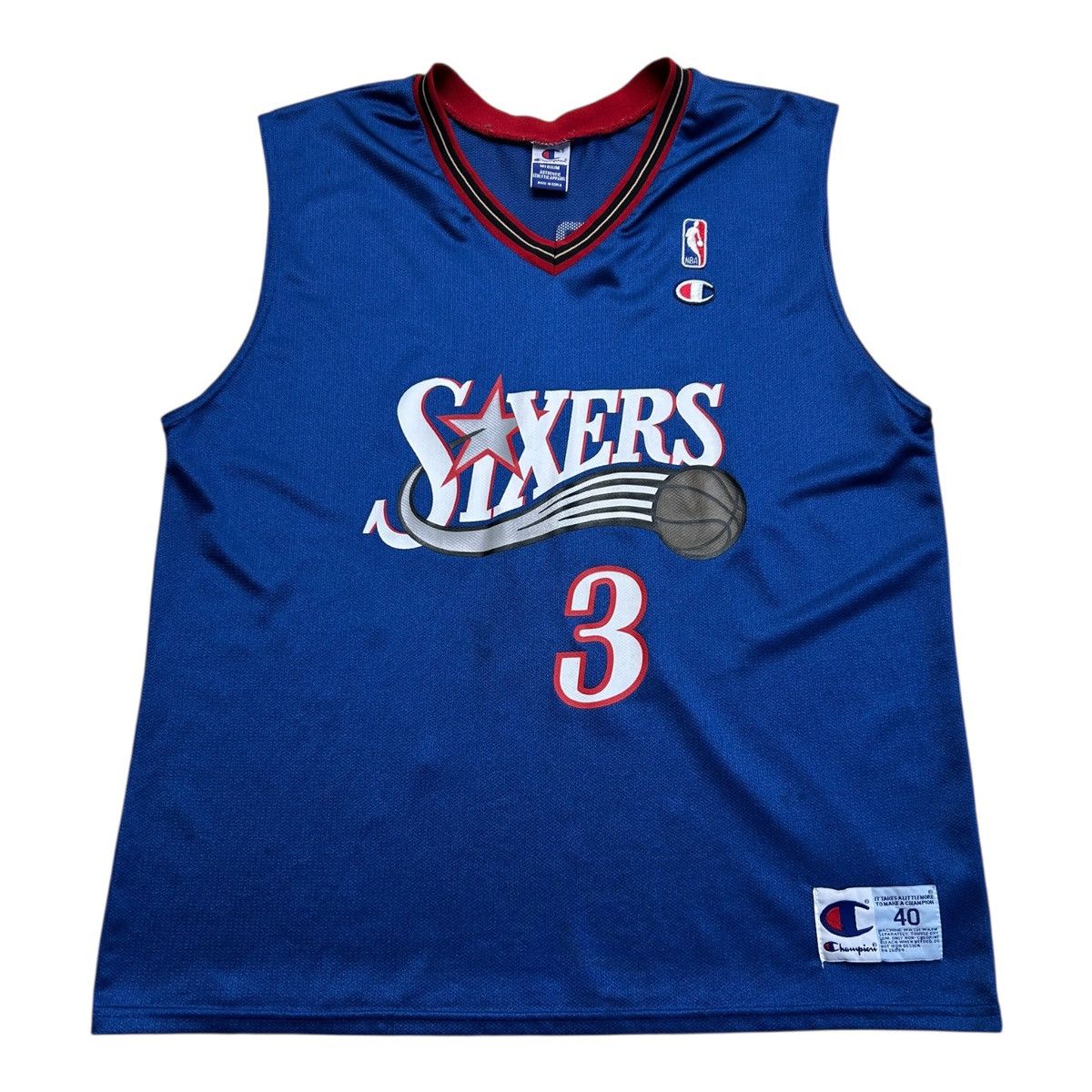 Champion Iverson #3 Jersey Size medium Size US M / EU 48-50 / 2 - 1 Thumbnail