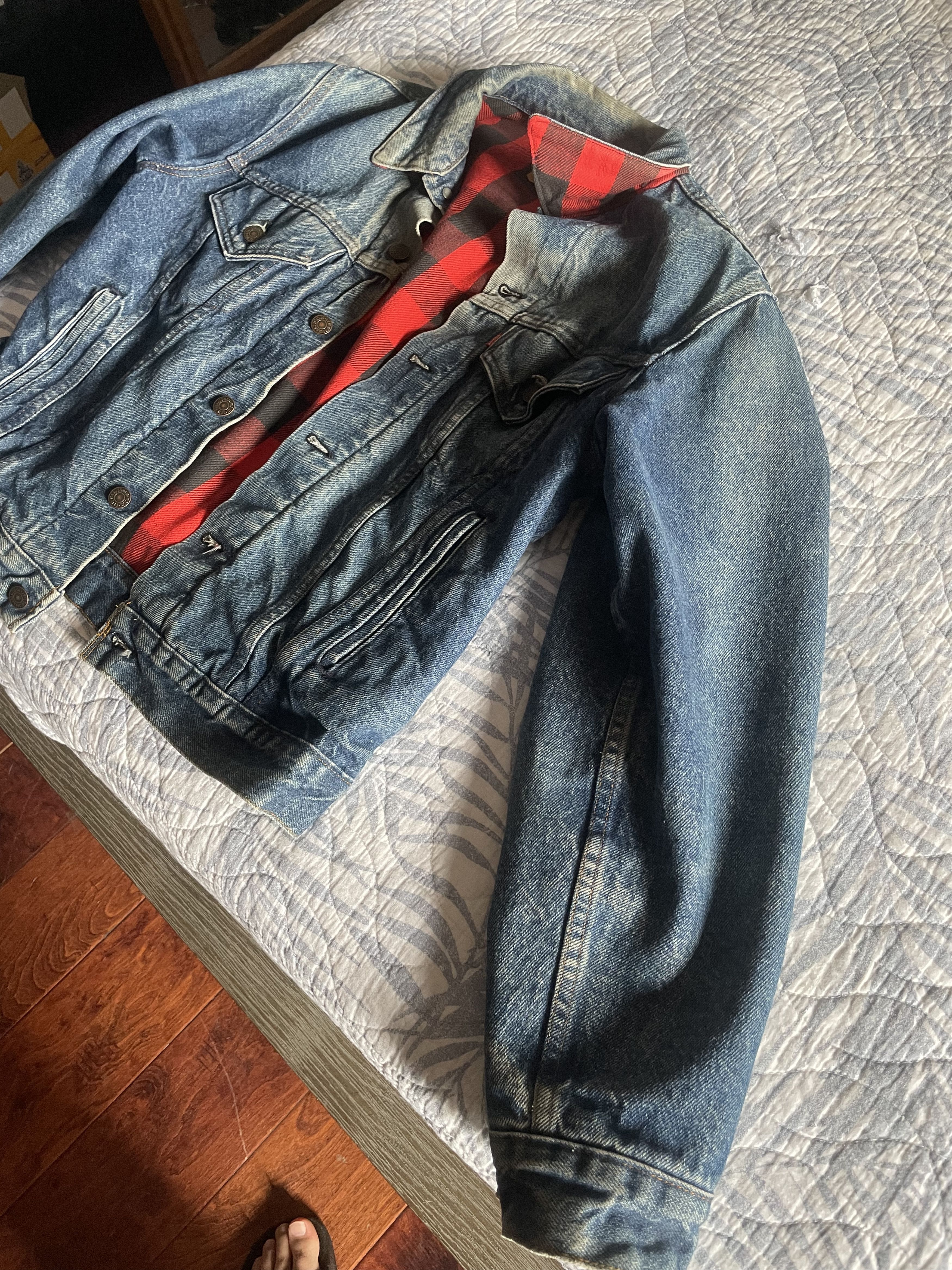 Levi's Vintage Clothing 80s Levis denim jacket lined Size US M / EU 48-50 / 2 - 5 Thumbnail