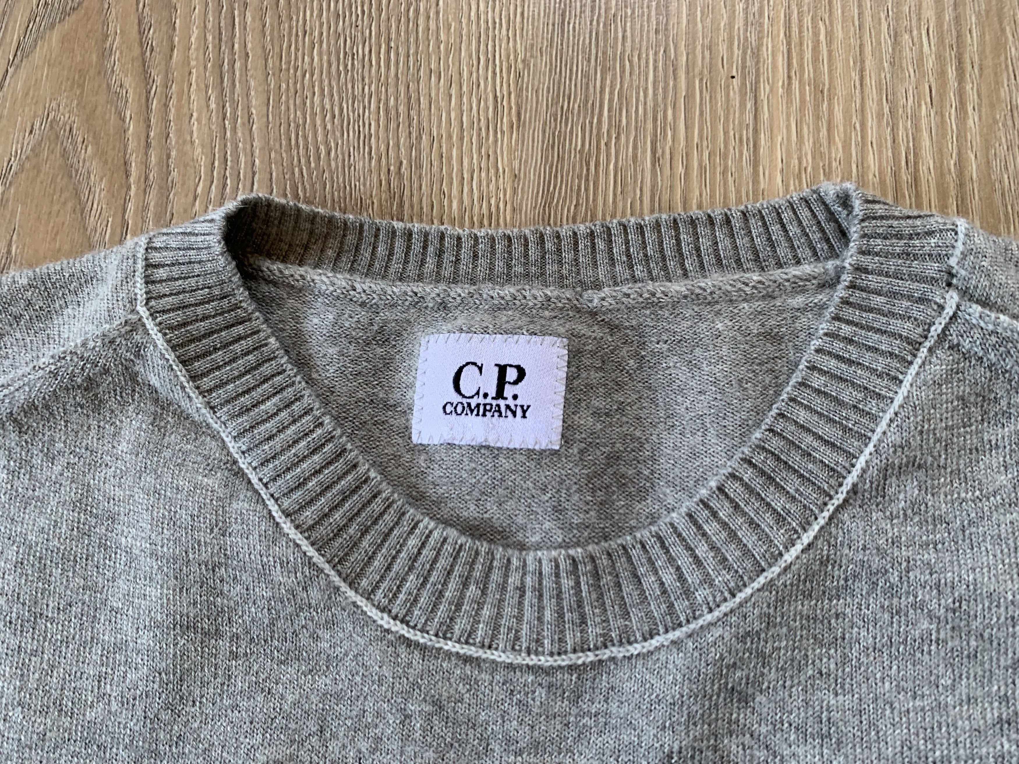 C.P. Company × Vintage Vintage C.P Company Grey Wool Sweater Size US M / EU 48-50 / 2 - 9 Thumbnail