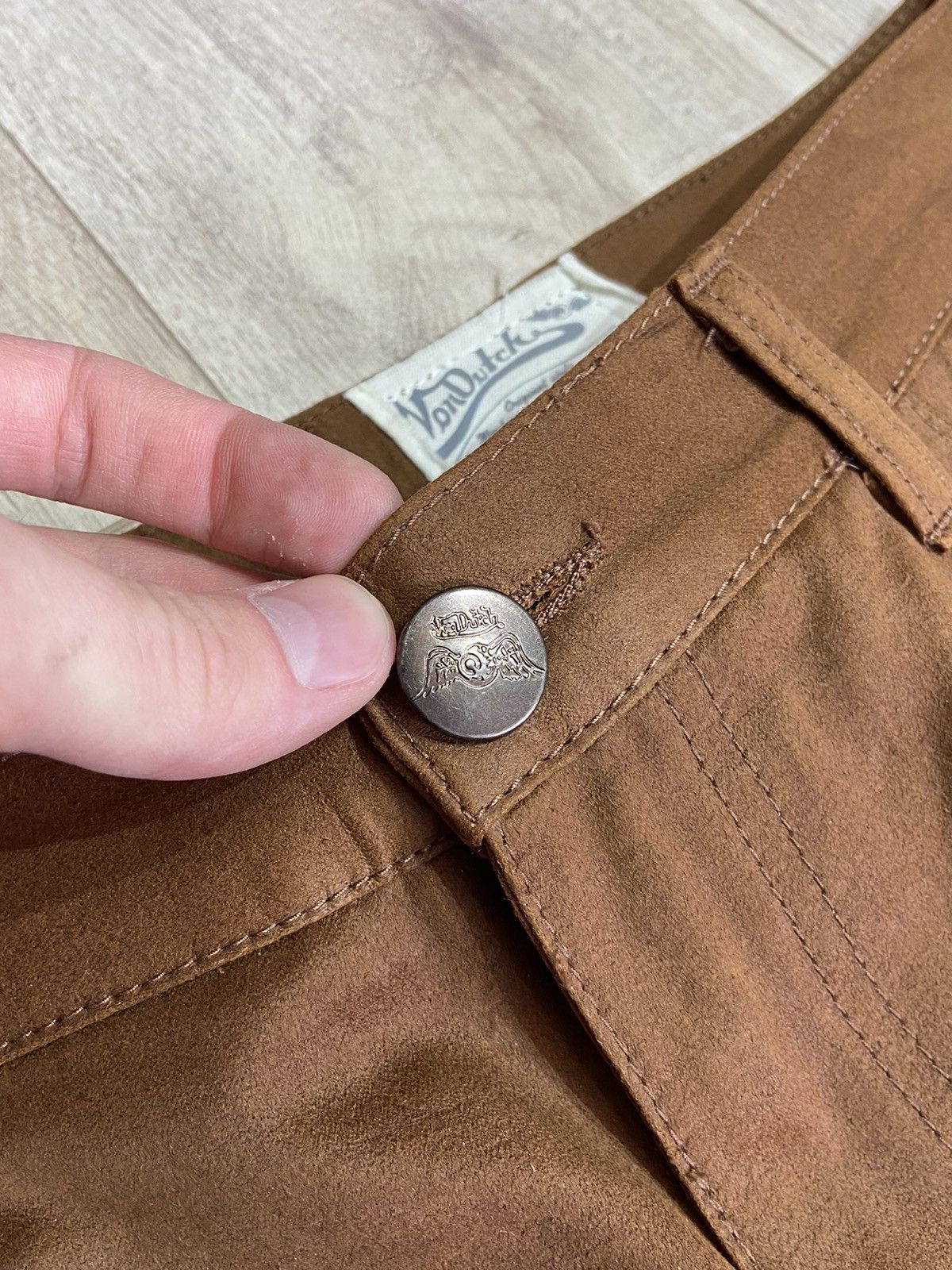 Von Dutch Von Dutch pants brown 34 vintage y2k style Size US 34 / EU 50 - 13 Thumbnail