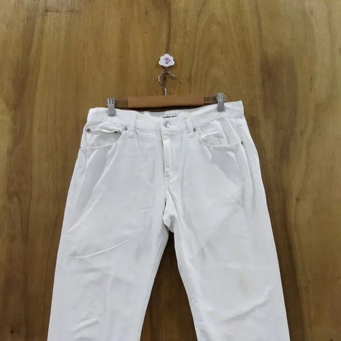 Japanese Brand × Uniqlo UNIQLO FADED WHITE YELLOW JEANS PANTS Size US 33 - 2 Thumbnail