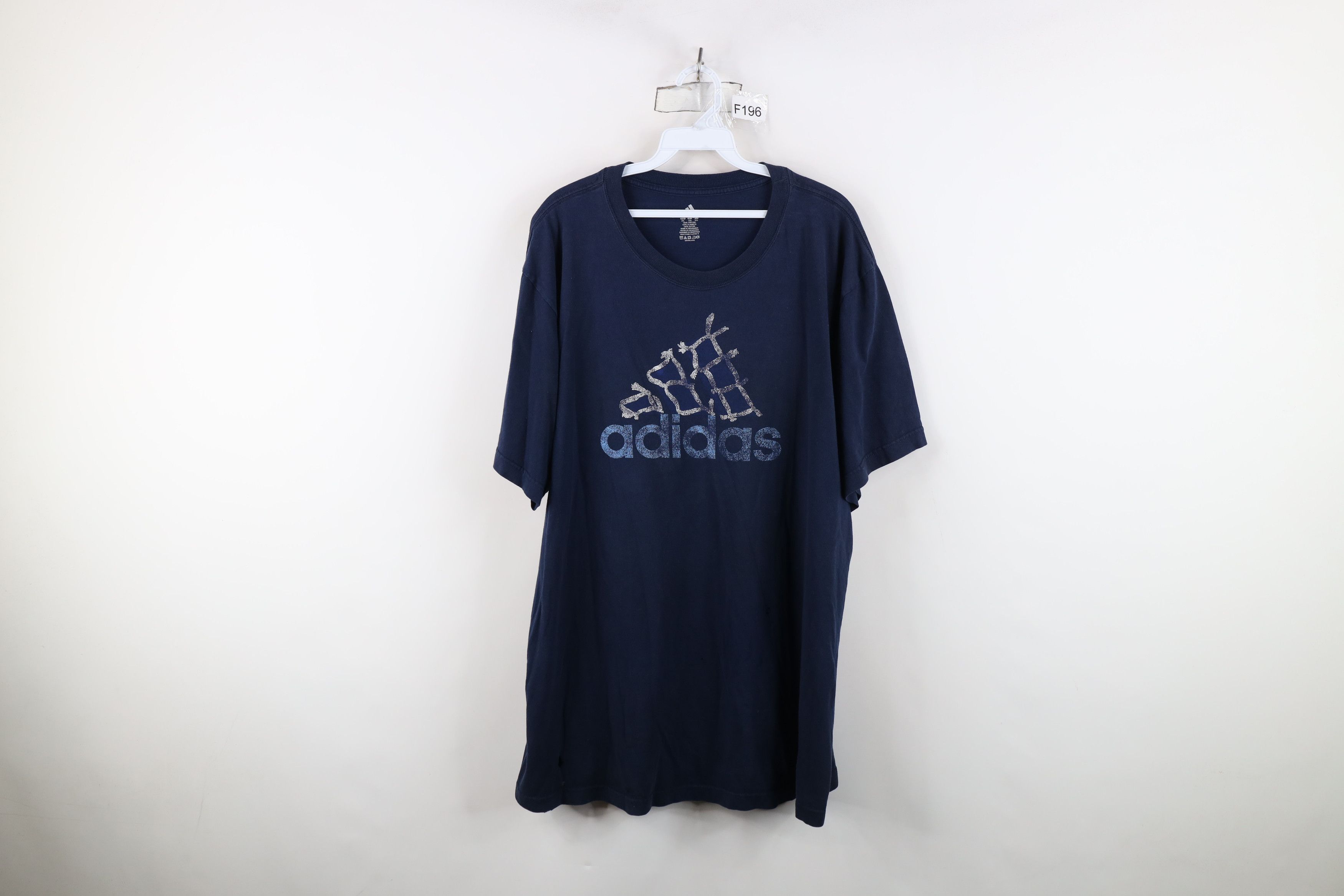 Adidas Vintage Adidas Spell Big Logo Soccer Basketball Net T-Shirt Size US XXL / EU 58 / 5 - 1 Thumbnail