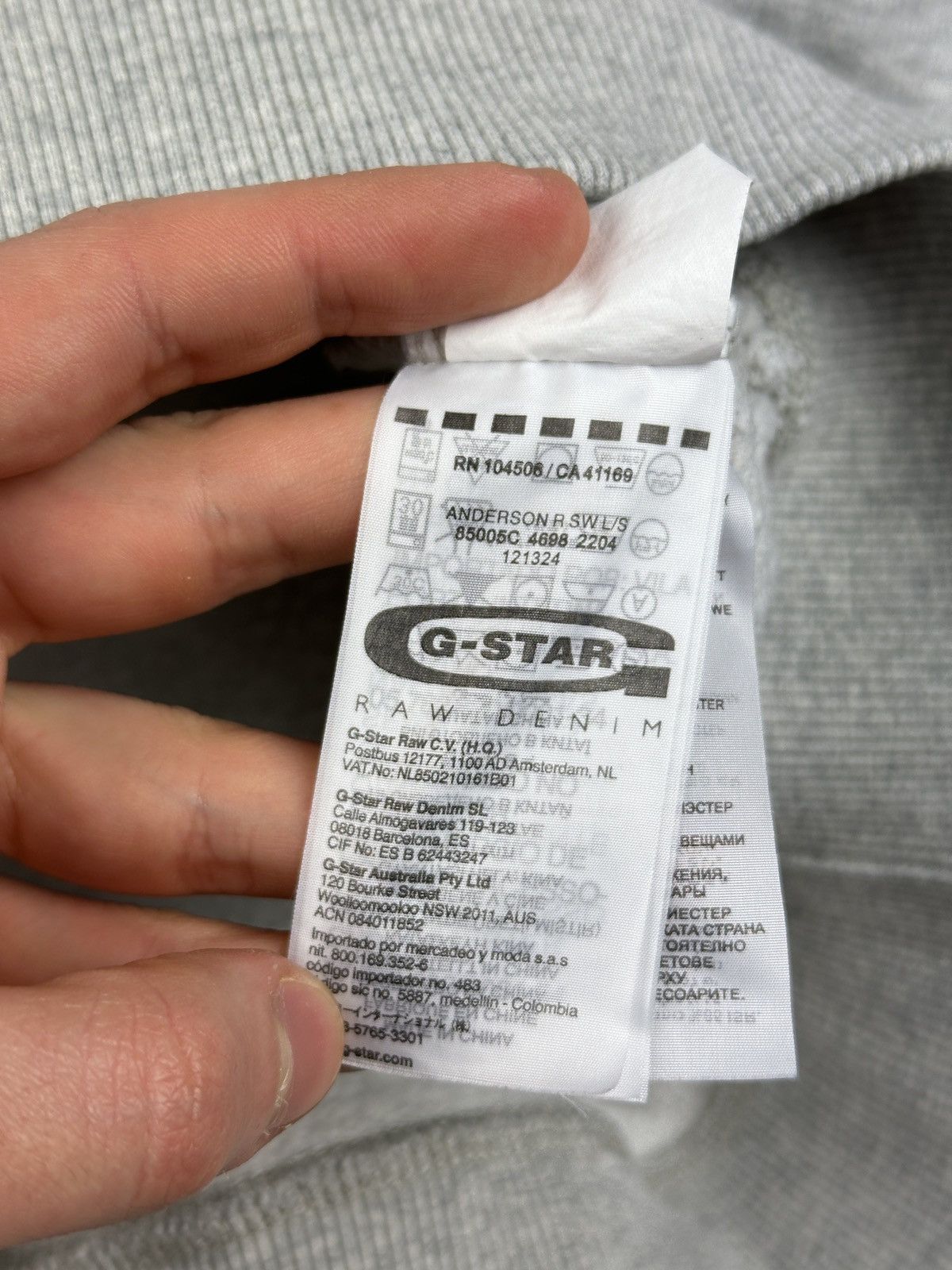 G-Star SAMPLES! G-Star Raw Anderson R Sweatshirt Long Sleeve Men’s Size US L / EU 52-54 / 3 - 15 Thumbnail
