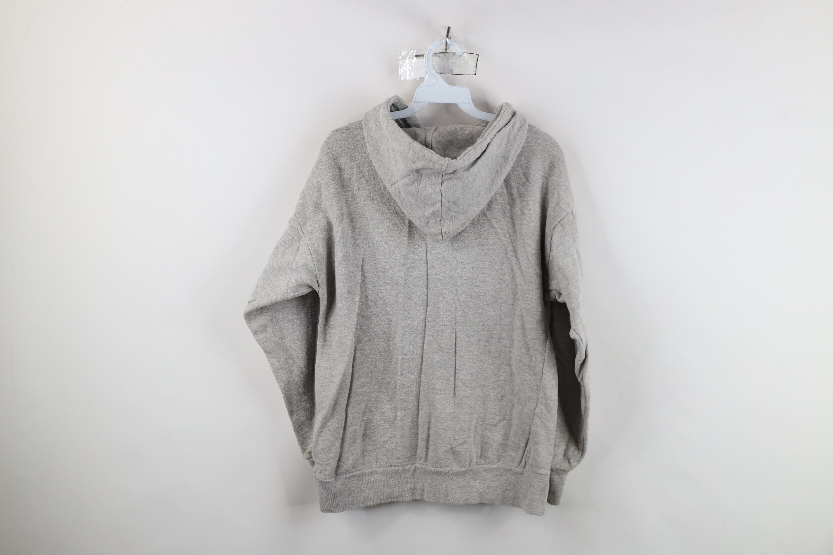 Vintage Vintage 90s Streetwear Blank Full Zip Hoodie Sweatshirt Size L / US 10 / IT 46 - 13 Thumbnail