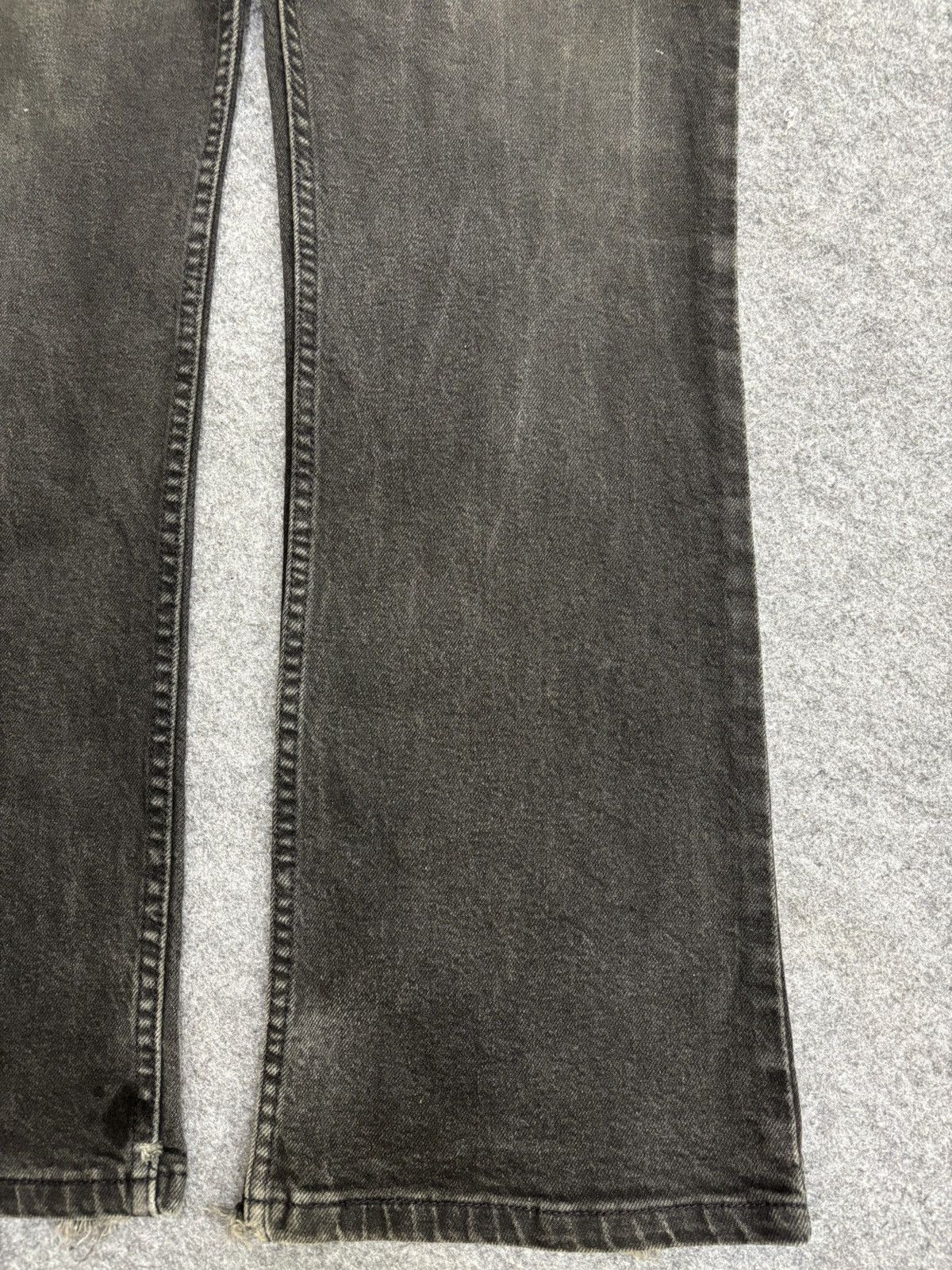 Levi's 💥Vintage Flare💥Levis 517 Flare Superblack Denim F609 Size US 32 / EU 48 - 8 Thumbnail