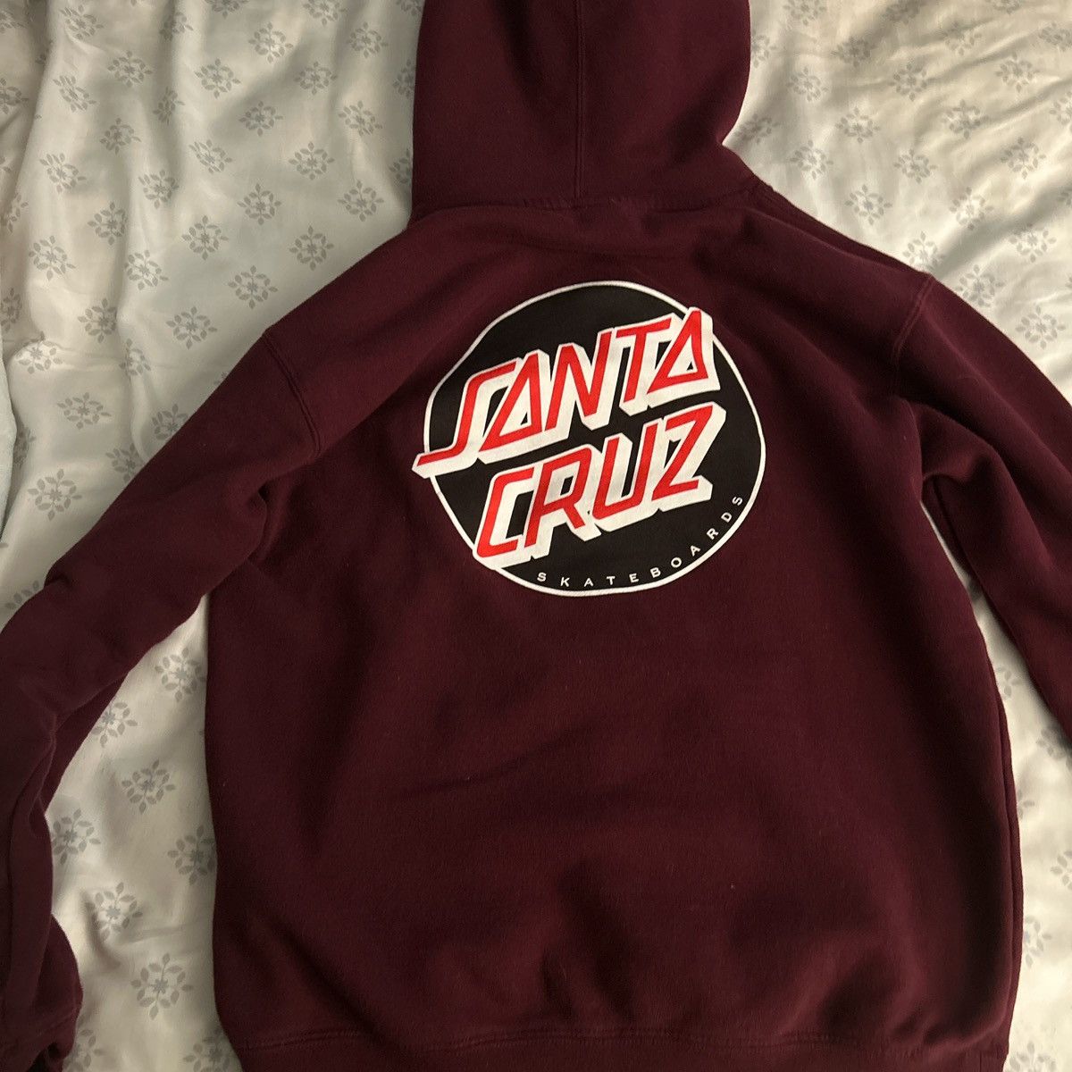 Santa Cruz Skateboards Santa Cruz Vintage Burgundy hoodie Size US M / EU 48-50 / 2 - 3 Thumbnail