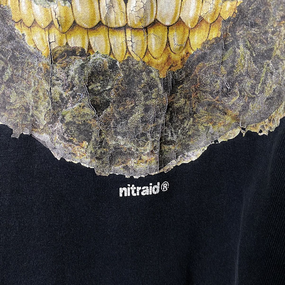Japanese Brand × Nitraid Vintage Nitraid Japanese Streetwear Skull Faded Black Tee Size US L / EU 52-54 / 3 - 4 Thumbnail