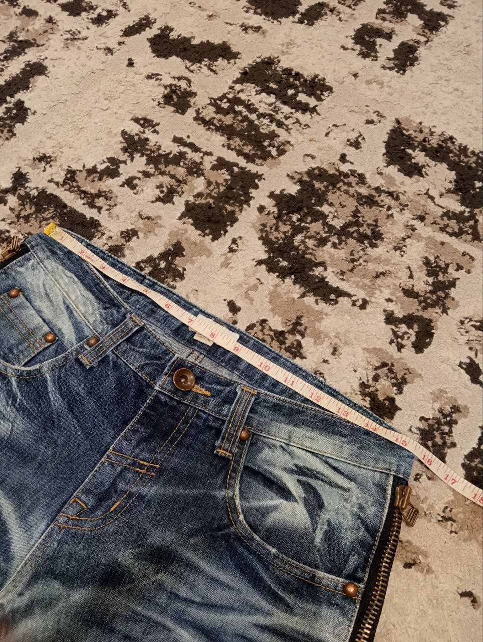 If Six Was Nine Vintage Daisy Distressed Jeans Size US 31 - 10 Thumbnail