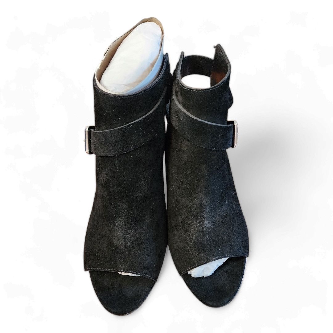 Paige Paige Mimi Black Suede Block Heel Bootie Women's Size 10.5 Size US 10.5 / IT 40.5 - 12 Thumbnail