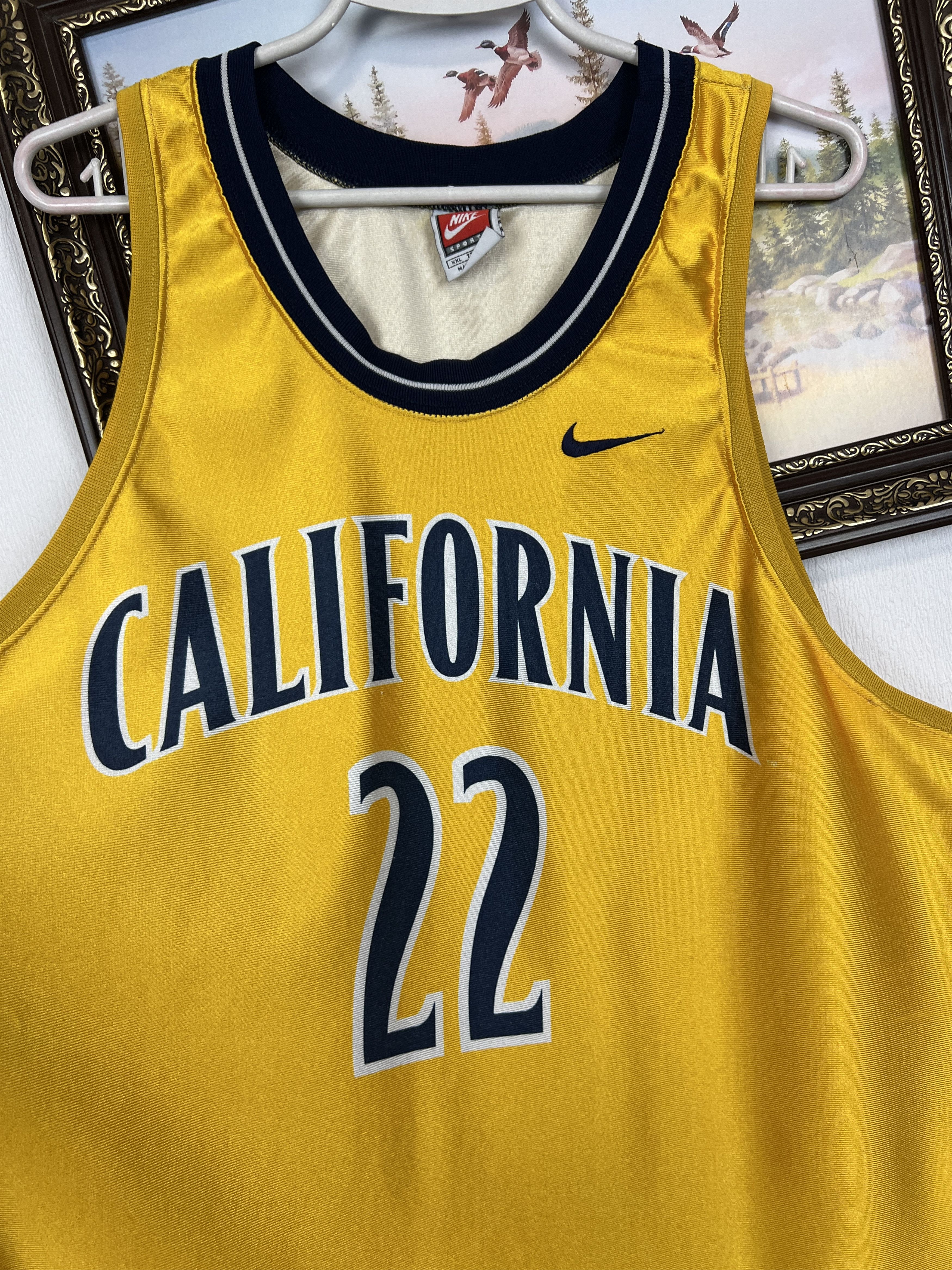 Nike Vintage Nike Cal Berkeley Bears Jersey Gray California Tee Size US XXL / EU 58 / 5 - 5 Thumbnail