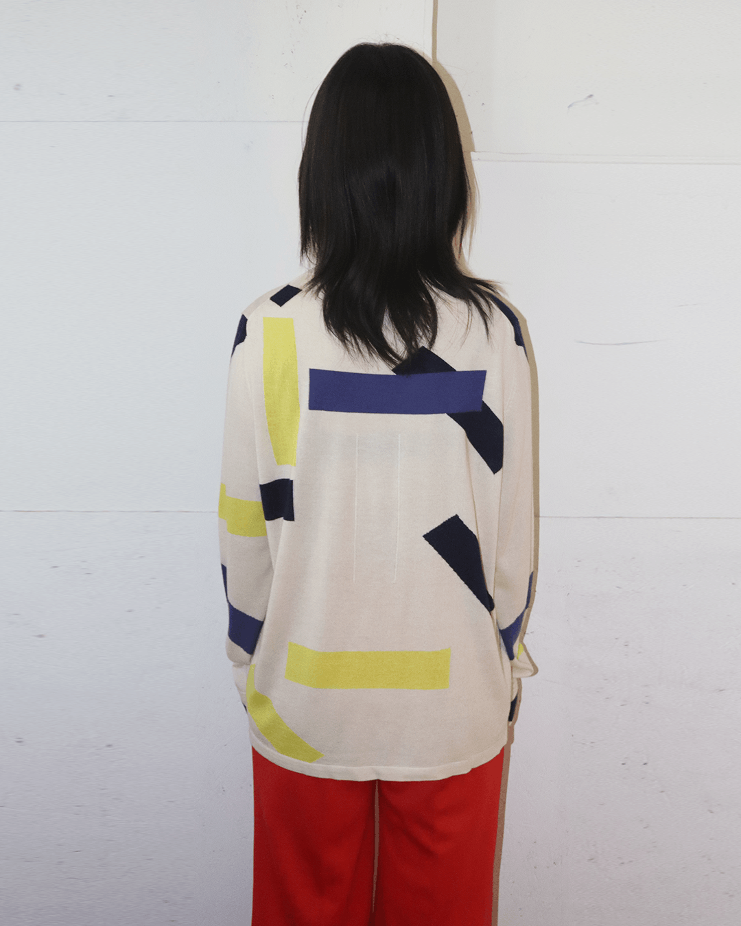 Vintage Adrian Cashmere Silk Blend Striped Top Size ONE SIZE - 4 Thumbnail
