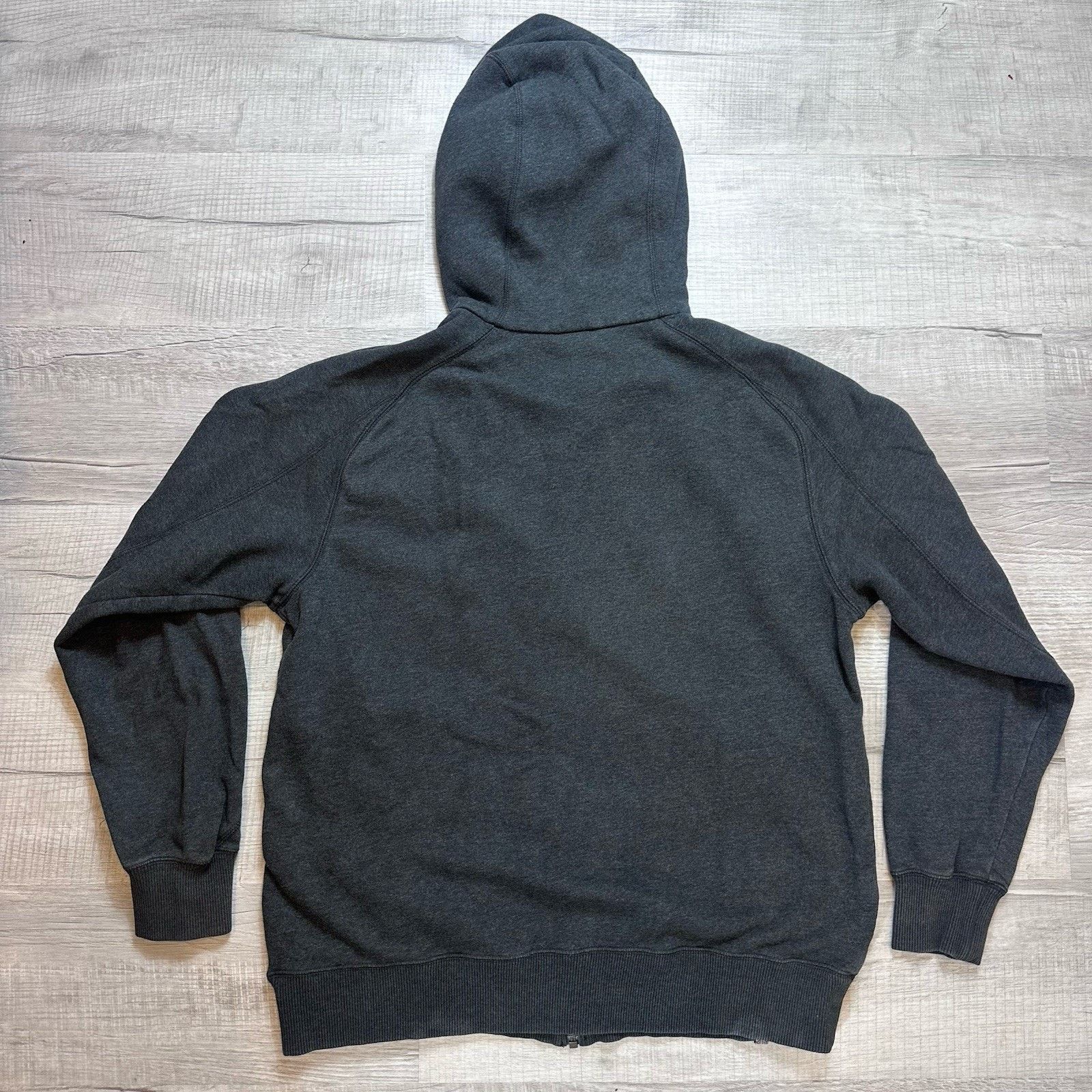 Nike Jordan Full Zip Men Large Grey Fleece Hoodie Sweatshirt Nike Size US L / EU 52-54 / 3 - 10 Thumbnail