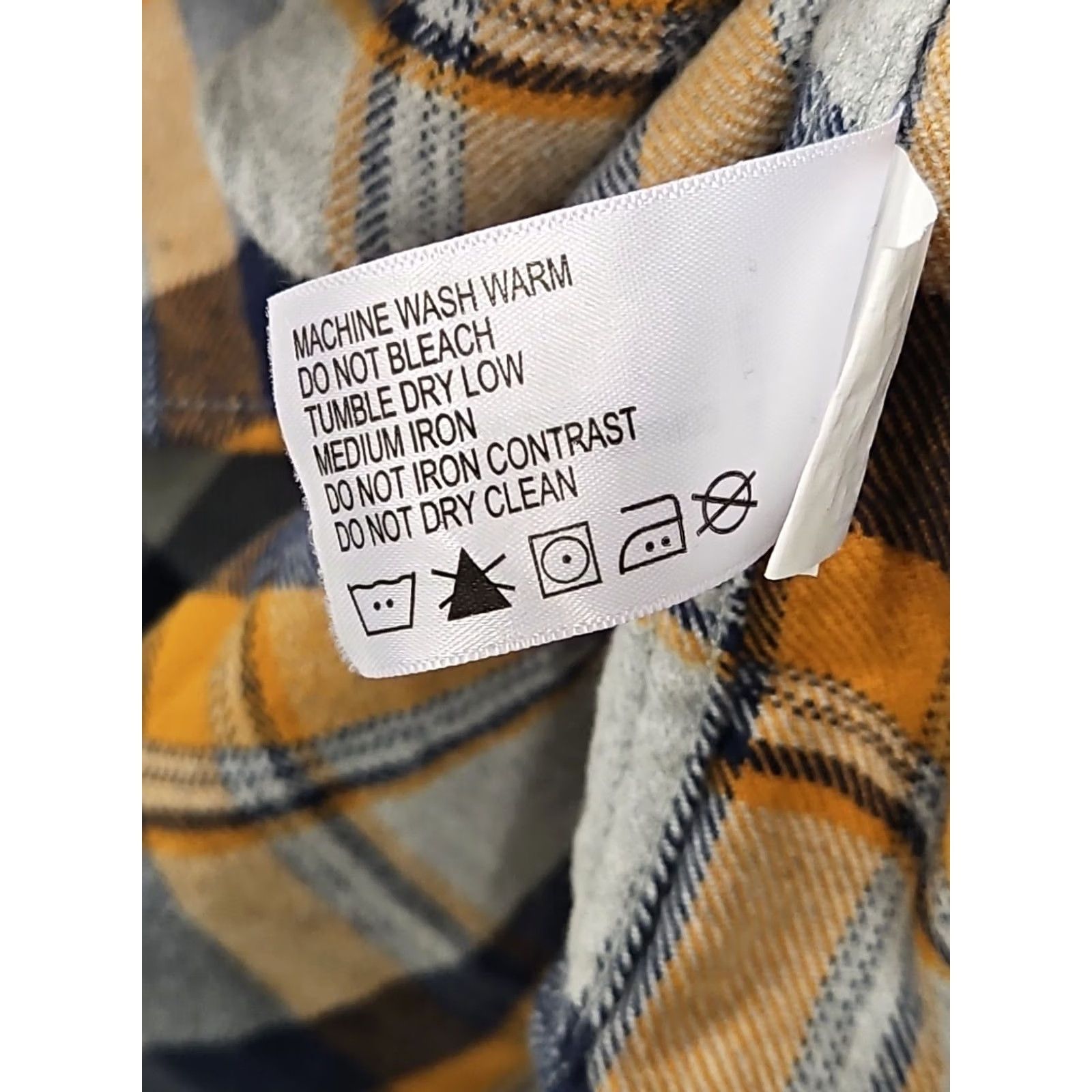 Orvis Orvis Plaid Flannel Shirt Men’s Medium Button-Up Long Sleeve Yellow Blue Multicolor Regular Fit Size US M / EU 48-50 / 2 - 6 Thumbnail