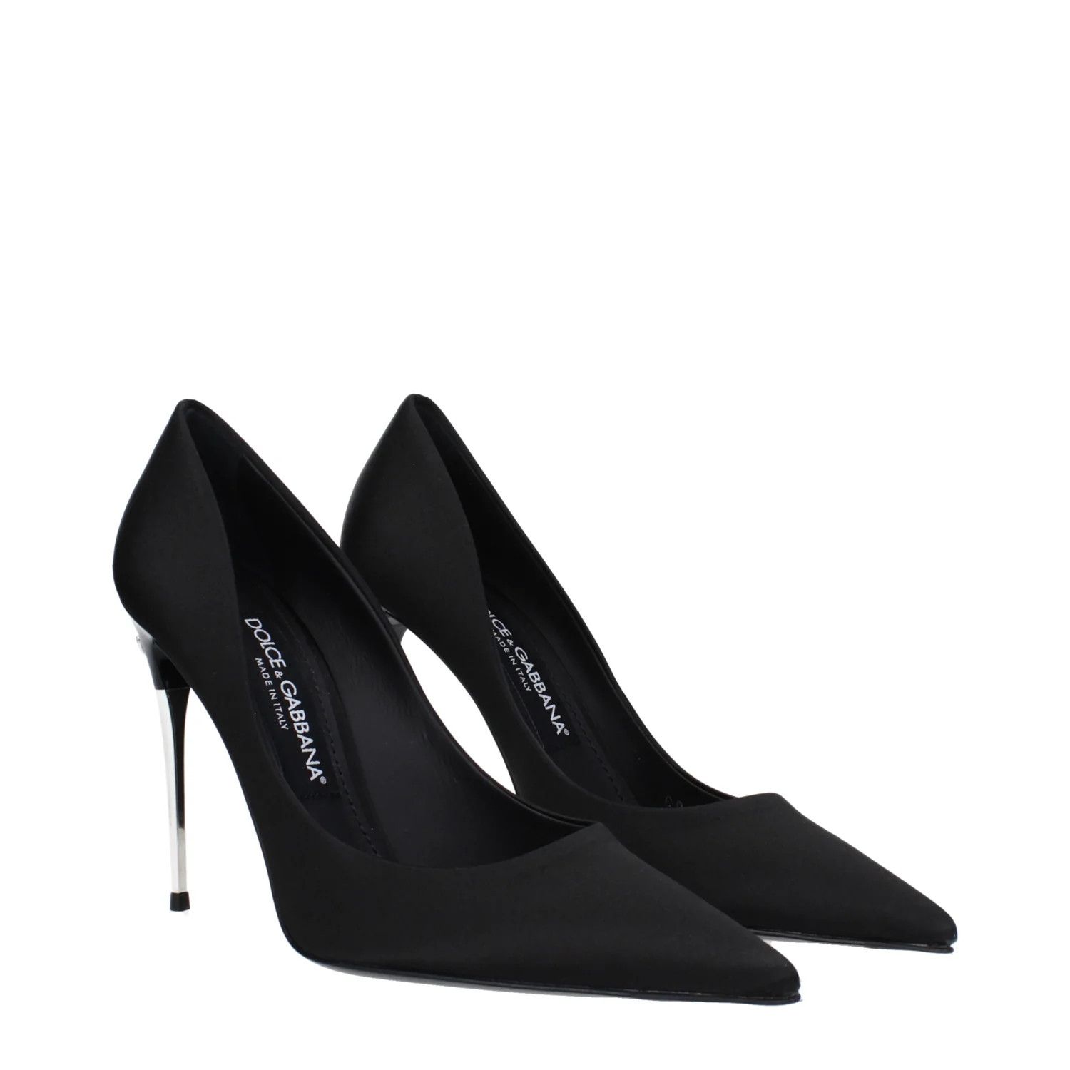 Dolce & Gabbana ob1o1e1124 Satin Pumps in Black Size US 6 / IT 36 - 2 Thumbnail