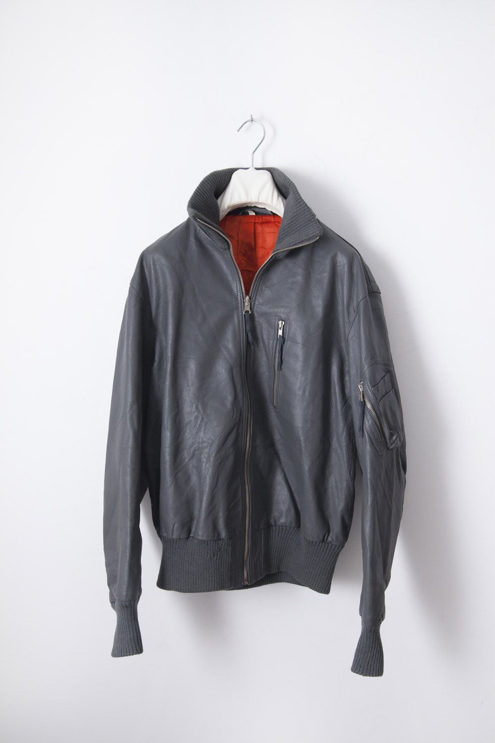 Vintage Vintage Luftwaffe leather bomber jacket Size US L / EU 52-54 / 3 - 1 Thumbnail