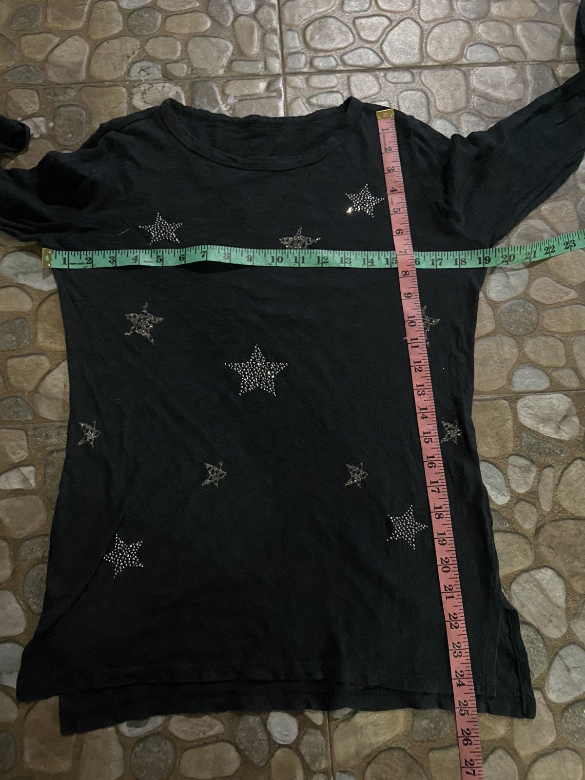 If Six Was Nine VTG Y2K the Ryand studded star long sleeve t-shirt Size M / US 6-8 / IT 42-44 - 9 Thumbnail