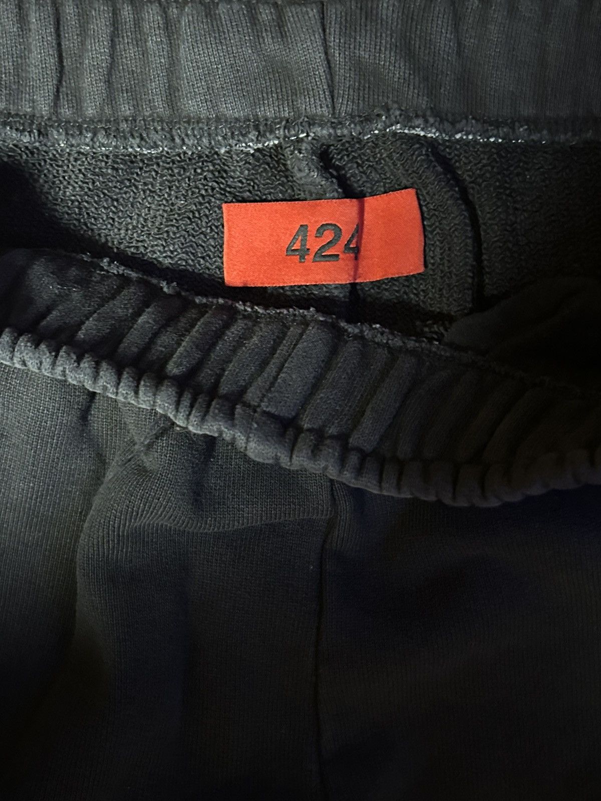 424 424 on Fairfax Logo Patch Sweatpants Size US 32 / EU 48 - 3 Thumbnail