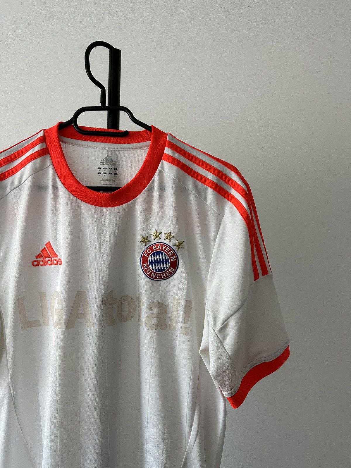 Adidas 2012 adidas Bayern Munich Munchen away soccer jersey Size US M / EU 48-50 / 2 - 3 Thumbnail