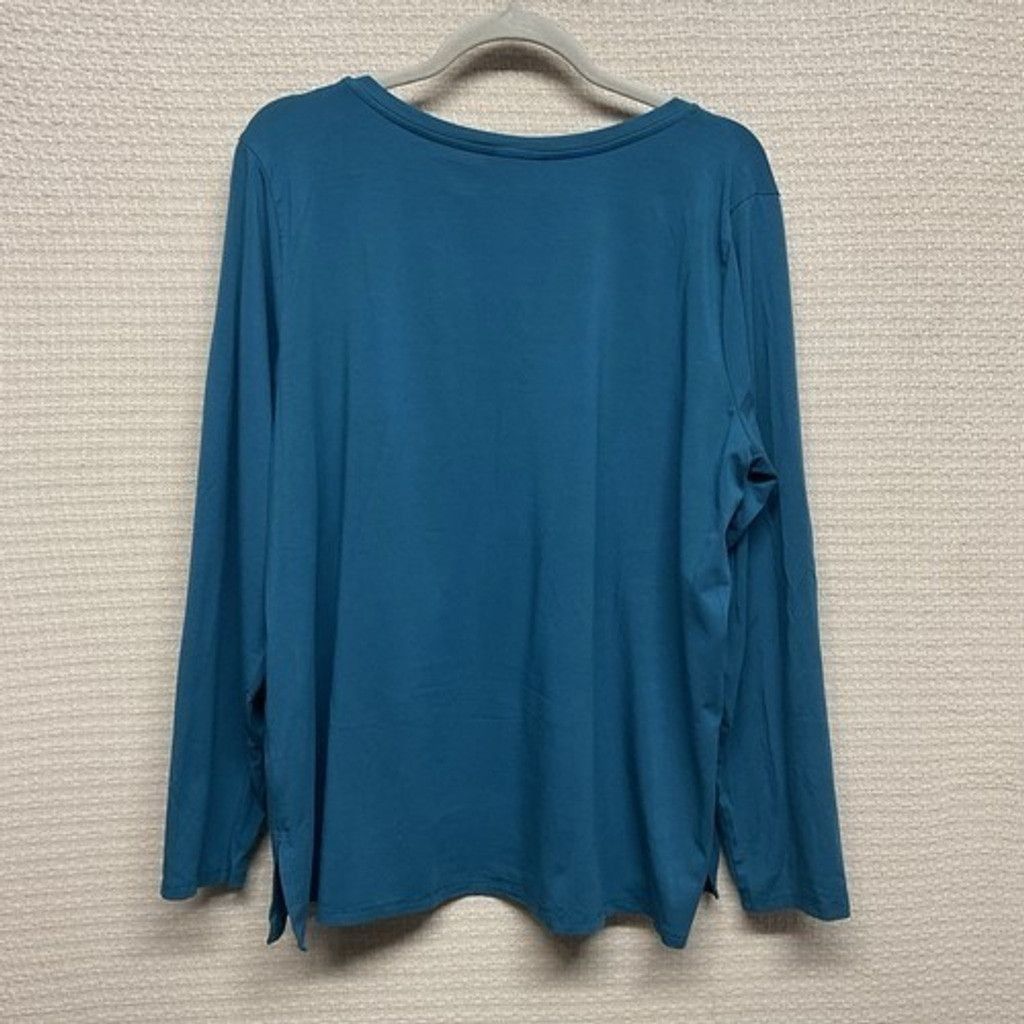 Eileen Fisher NWOT Eileen Fisher V-Neck Boxy Sweater Women Plus Size 1X Size ONE SIZE - 7 Thumbnail