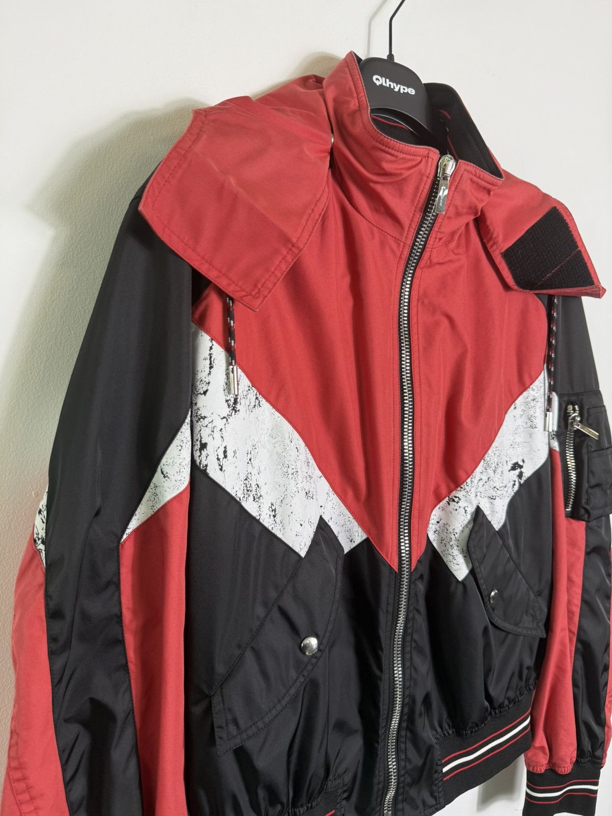 Dior Dior Technical Color-Block Bomber Jacket Red Black White Size US S / EU 44-46 / 1 - 2 Thumbnail