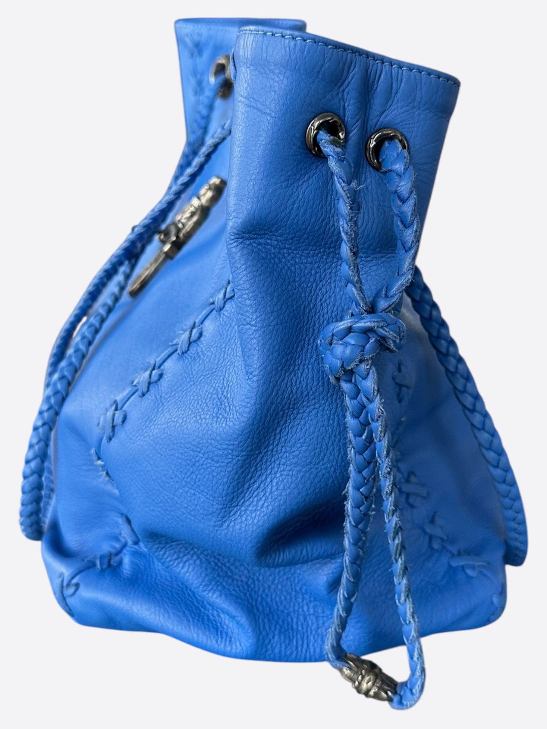 Chrome Hearts Chrome Hearts Blue Dirty Knees Chiffon Dagger Bag Size ONE SIZE - 2 Thumbnail