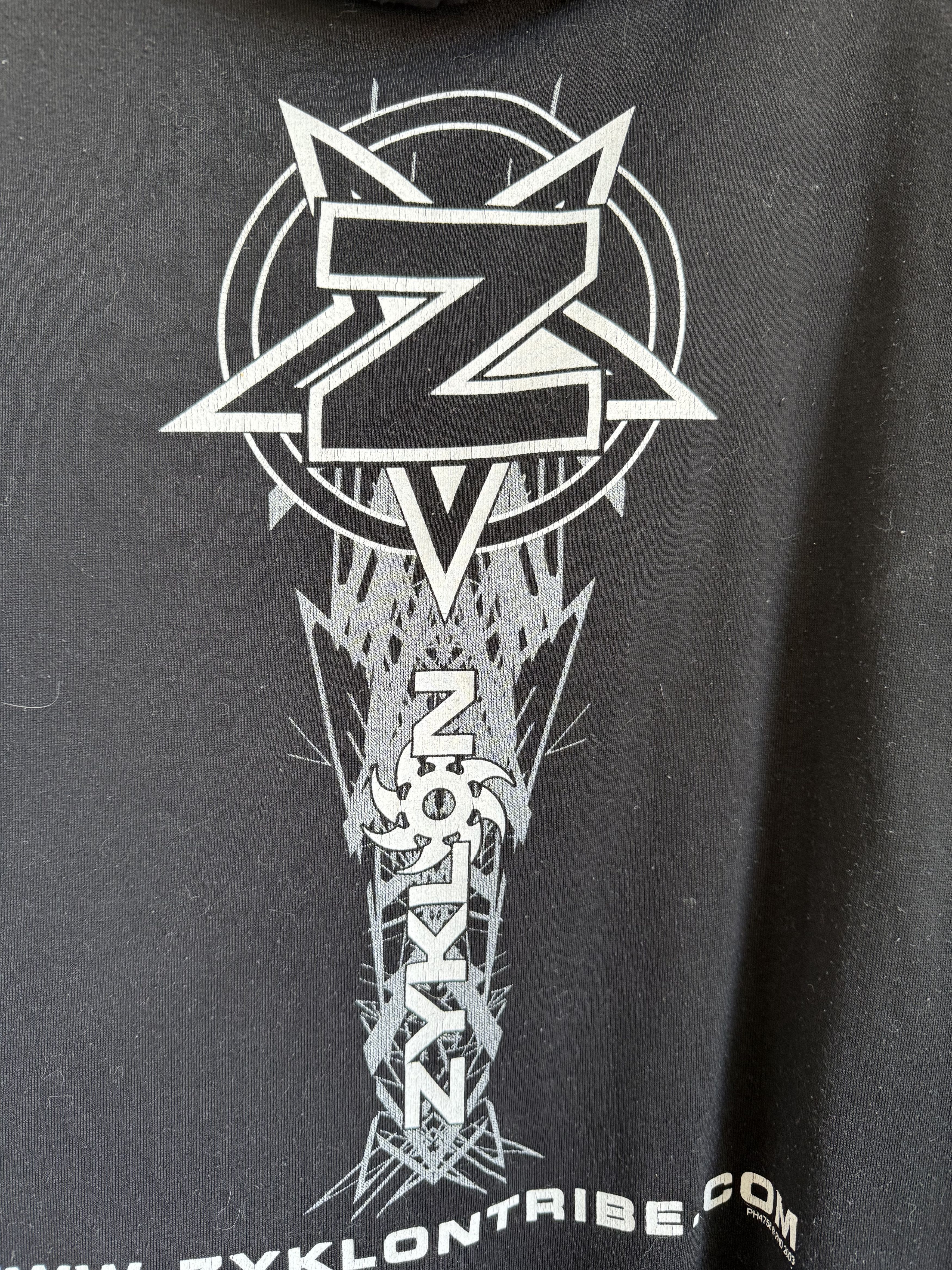 Band Tees × Vintage Vintage 2003 Aeon Zyklon Norwegian black metal hoodie Size US XL / EU 56 / 4 - 10 Thumbnail