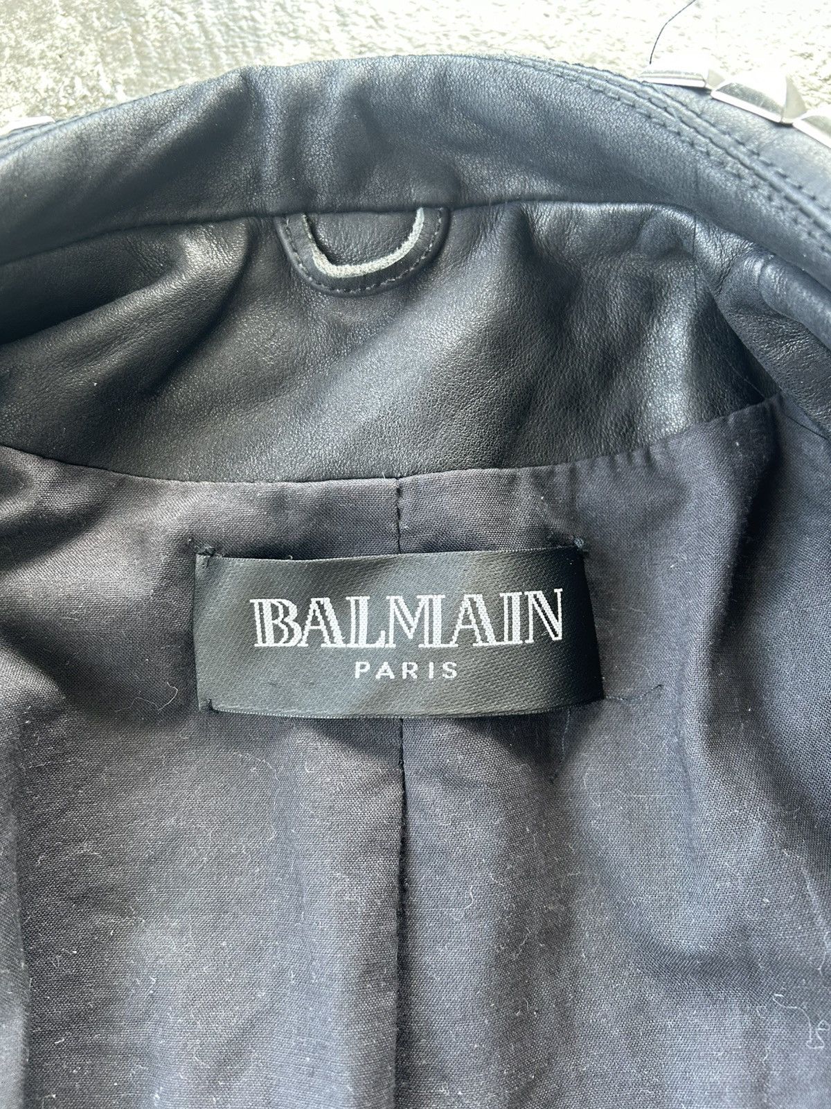 Balmain Balmain SS11 Studded Leather Jacket Decarnin Size US S / EU 44-46 / 1 - 6 Thumbnail