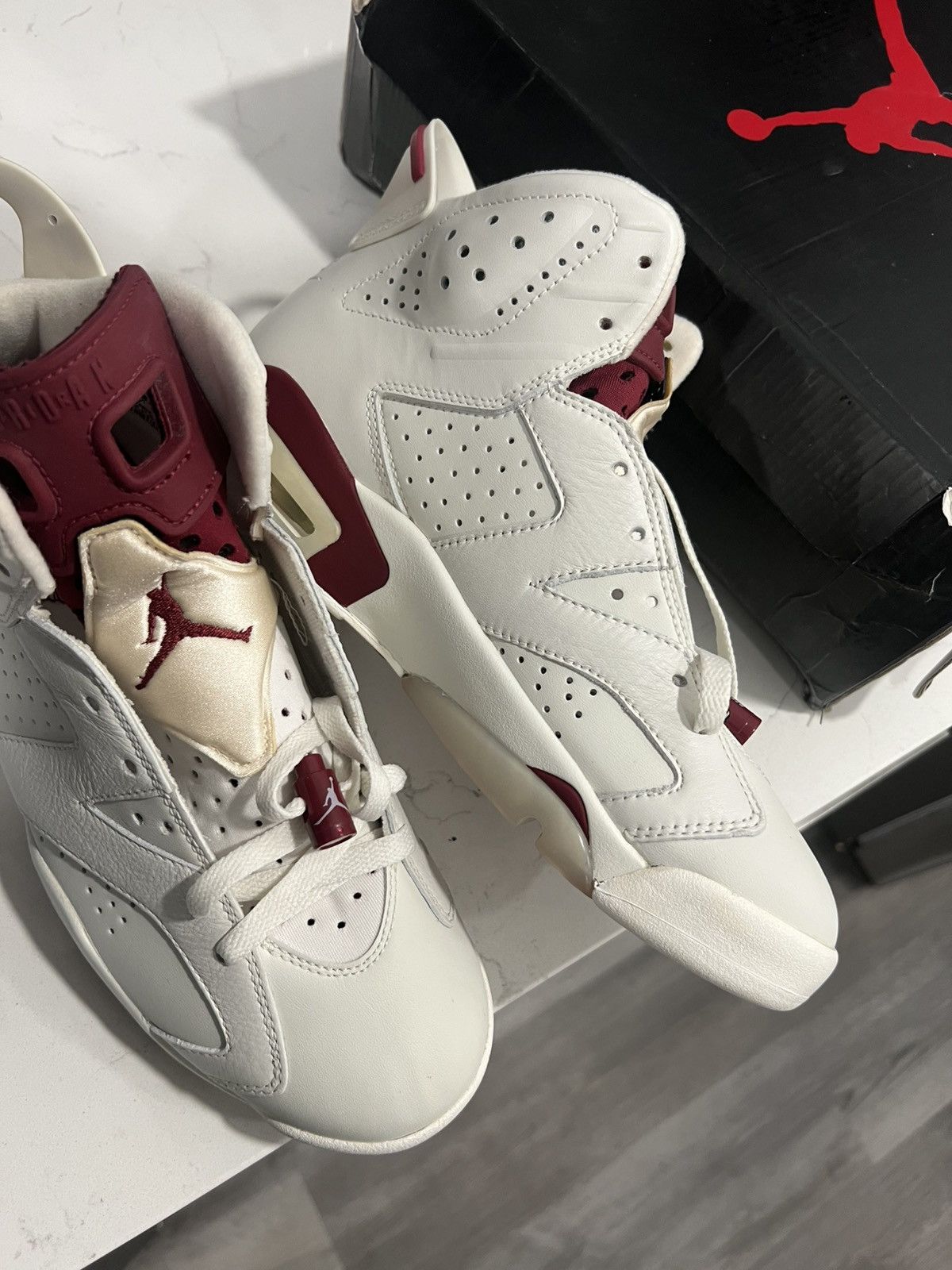 Jordan Brand Nike Jordan 6 maroon retro 2015 sz 8 Size US 8 / EU 41 - 2 Thumbnail