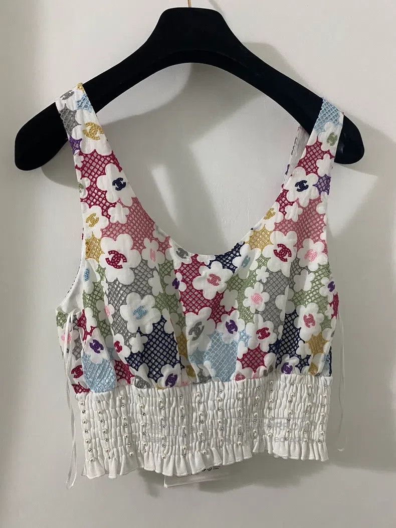 Chanel Chanel Spring and summer series of flowers and pearls with Size XS / US 0-2 / IT 36-38 - 2 Thumbnail