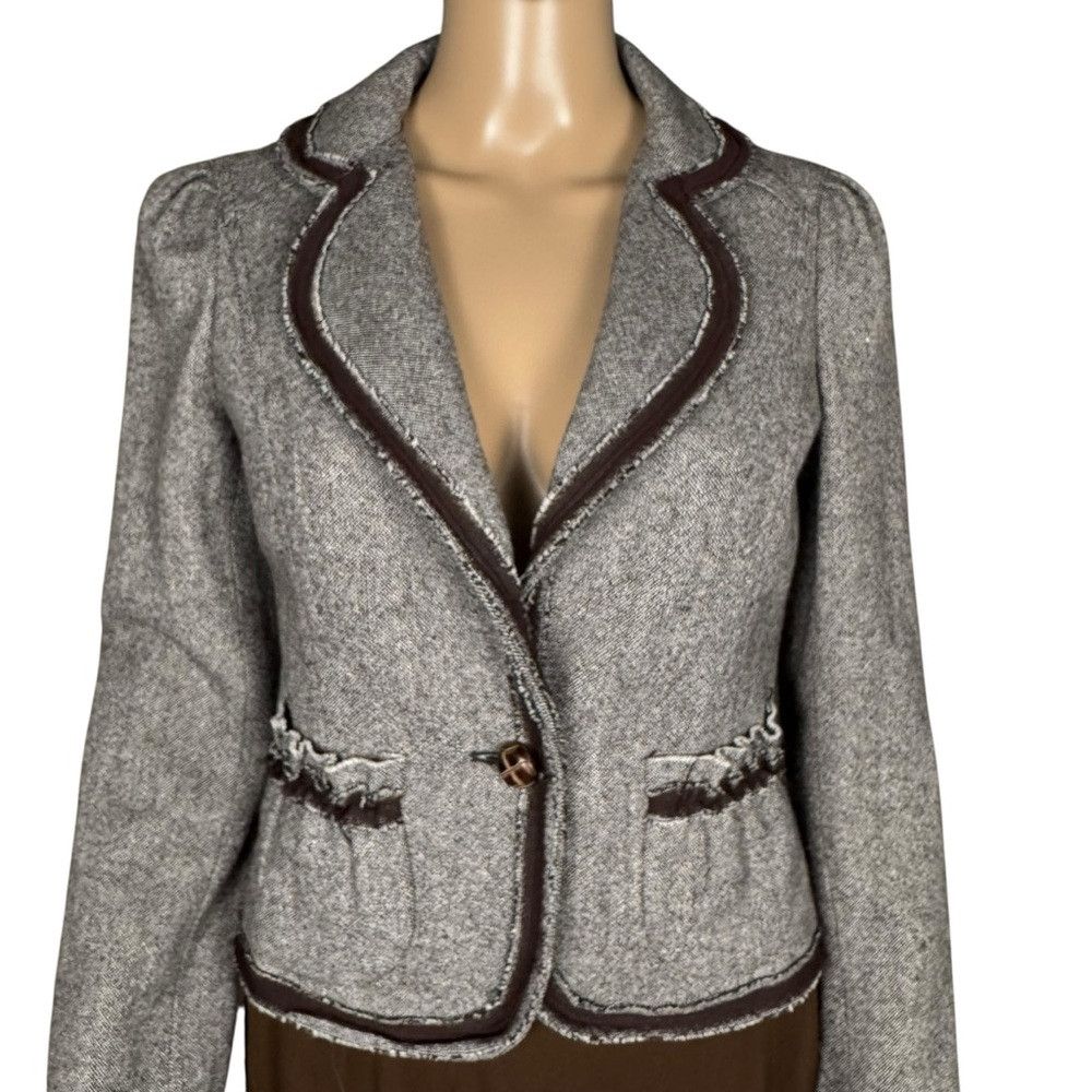 Guess Guess Jeans Tweed Wool Blend Blazer Size S Size S / US 4 / IT 40 - 2 Thumbnail