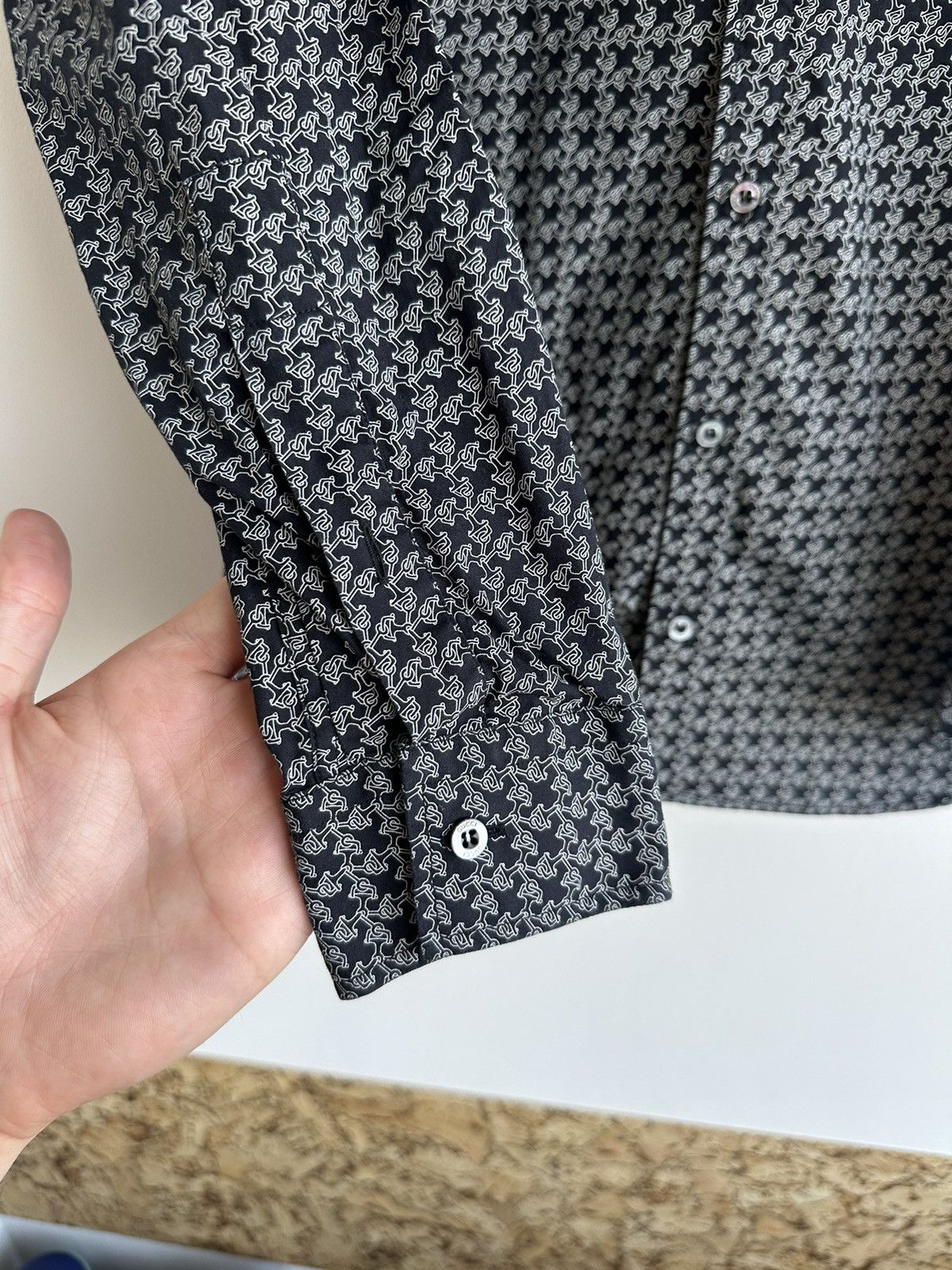 Gucci Gucci Shirt Button Up Print Horsebit Pattern Size 39/15,5 Size US S / EU 44-46 / 1 - 9 Thumbnail