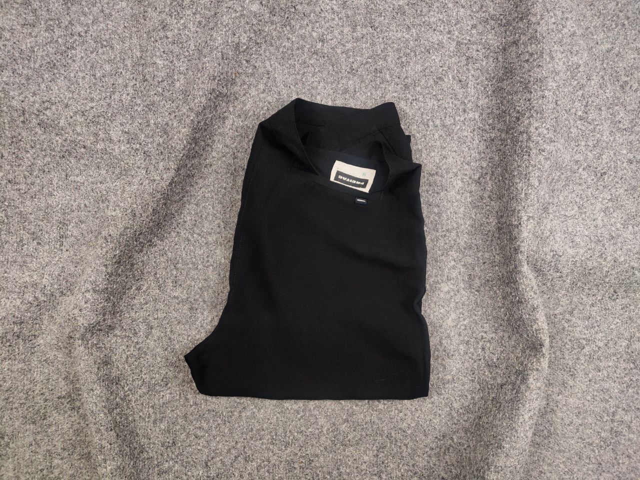 Freitag Freitag E152 Female Linen Blend Black Ankle Pants Size 30" / US 8 / IT 44 - 1 Thumbnail