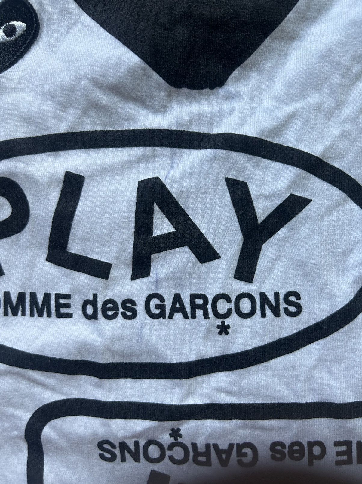 Comme des Garcons × Comme des Garcons PLAY Comme Des Garçons t-shirt Size US S / EU 44-46 / 1 - 3 Thumbnail