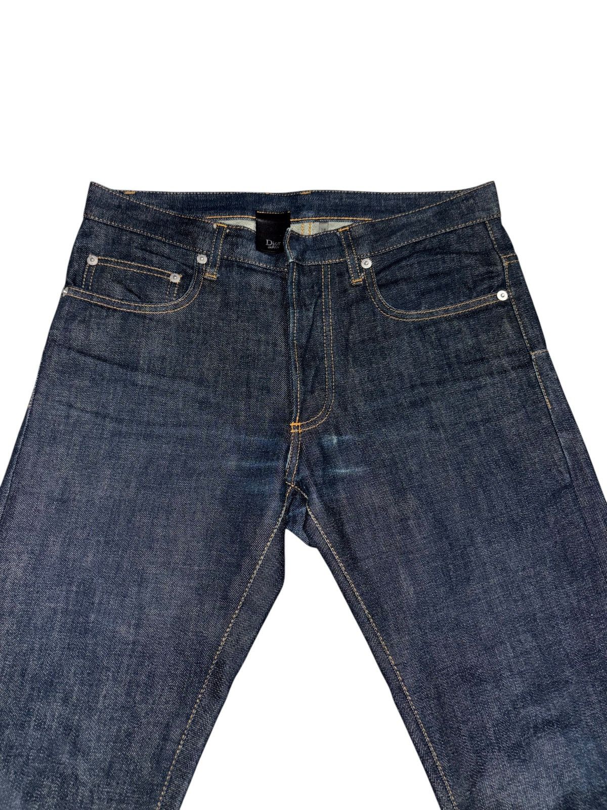 Dior 28 Dior Unaltered Stacked MIJ Sand Wash Denim Jeans hedi kva Size US 28 / EU 44 - 9 Thumbnail