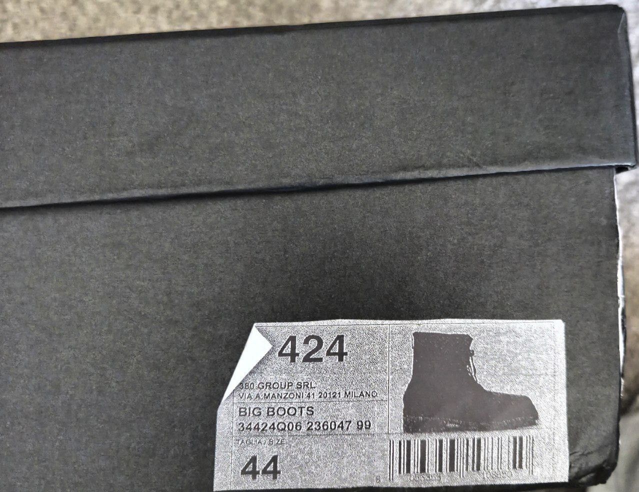 424 424 Marathon Laced Brown Suede Boots Size US 12 / EU 45 - 9 Thumbnail