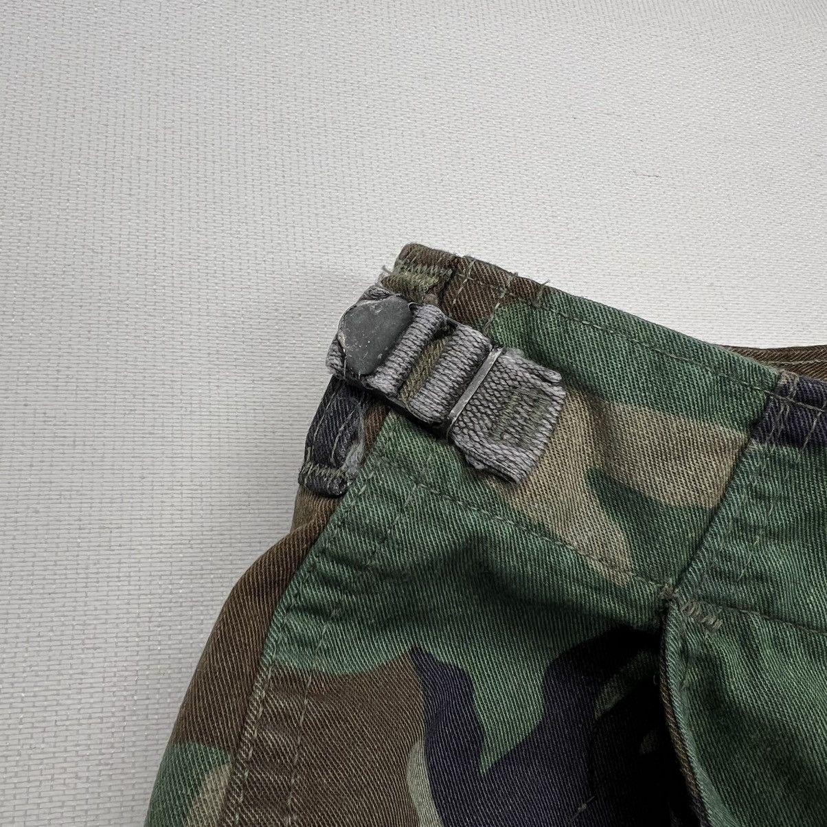 Vintage Military Pants Green Camo Cargo Woodland US Army Baggy Size US 28 / EU 44 - 5 Thumbnail